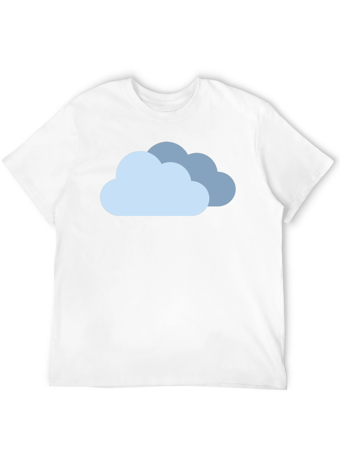 Cloud Graphic Black T-Shirt - Weather Theme Tee