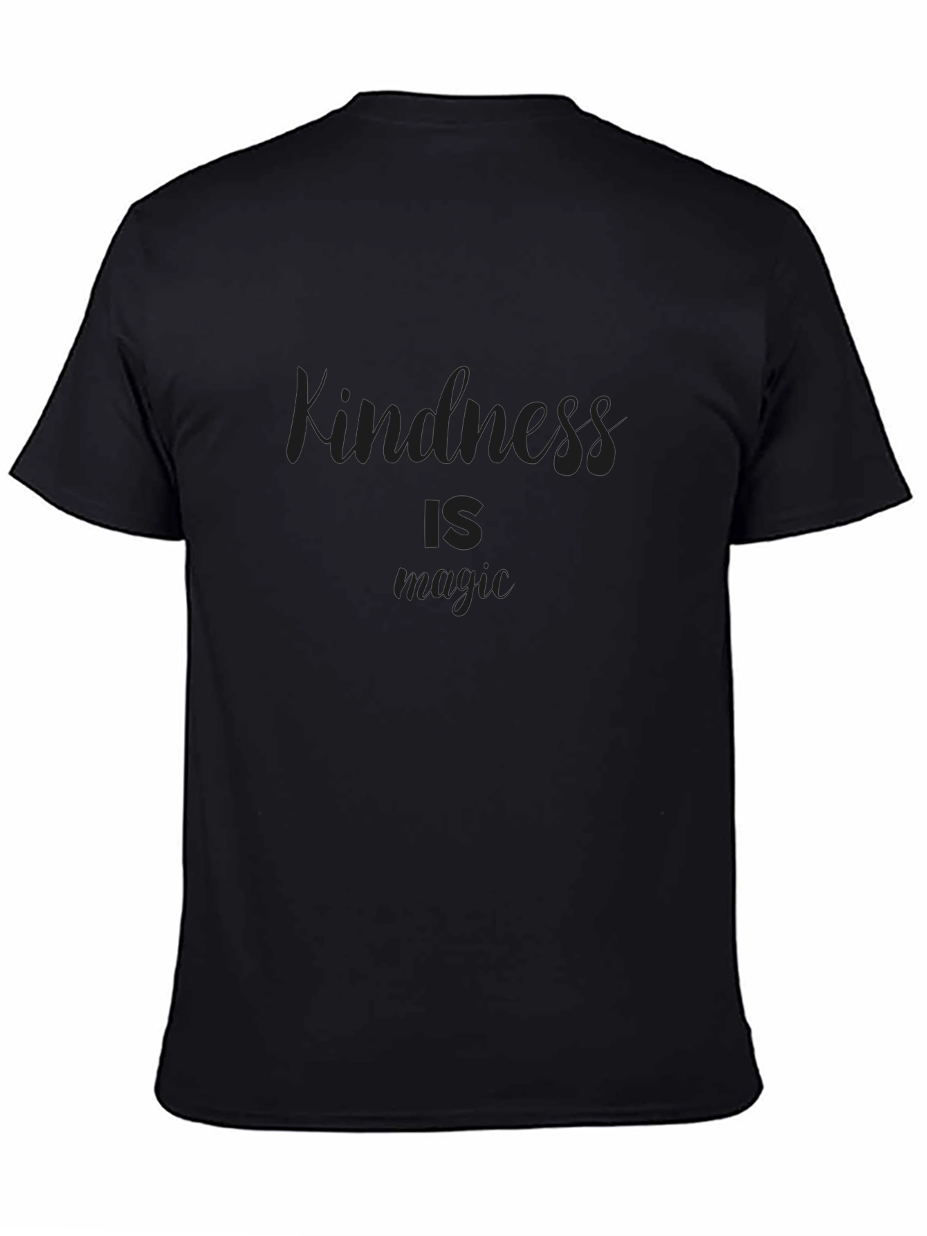 Kindness Is Magic Black Graphic Tee