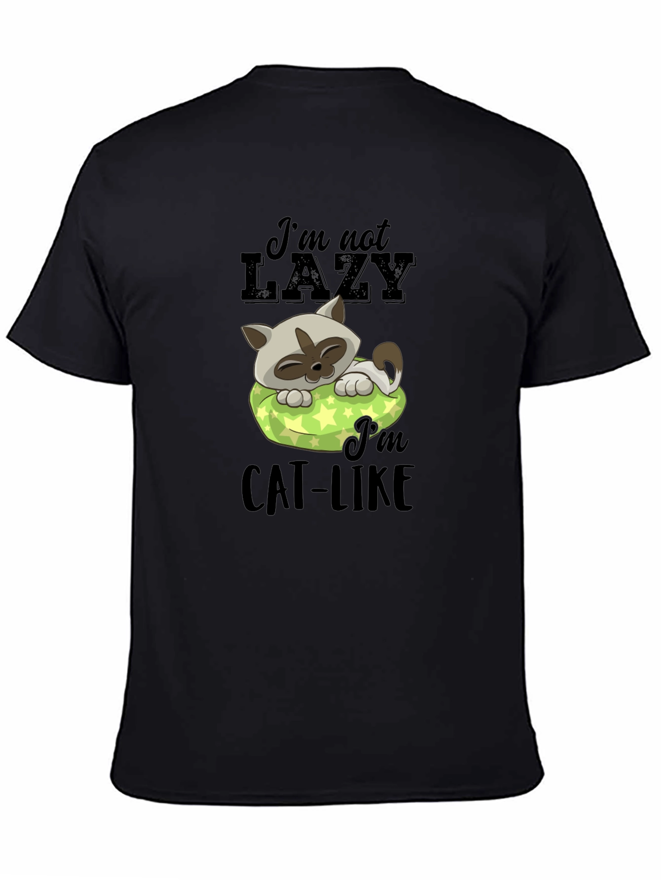 Lazy Cat T-Shirt - Mens Graphic Tee