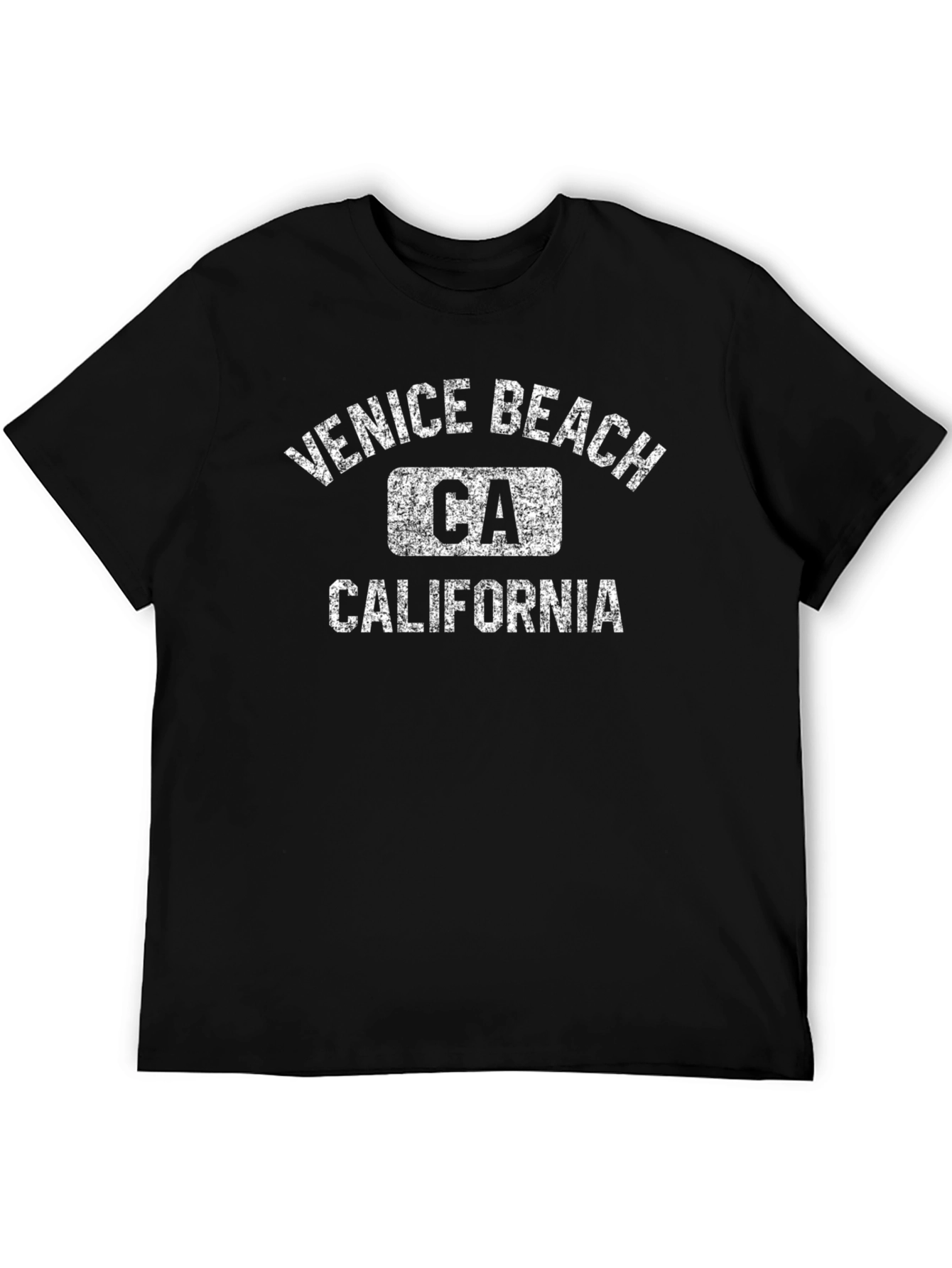 Venice Beach CA California Black T-Shirt