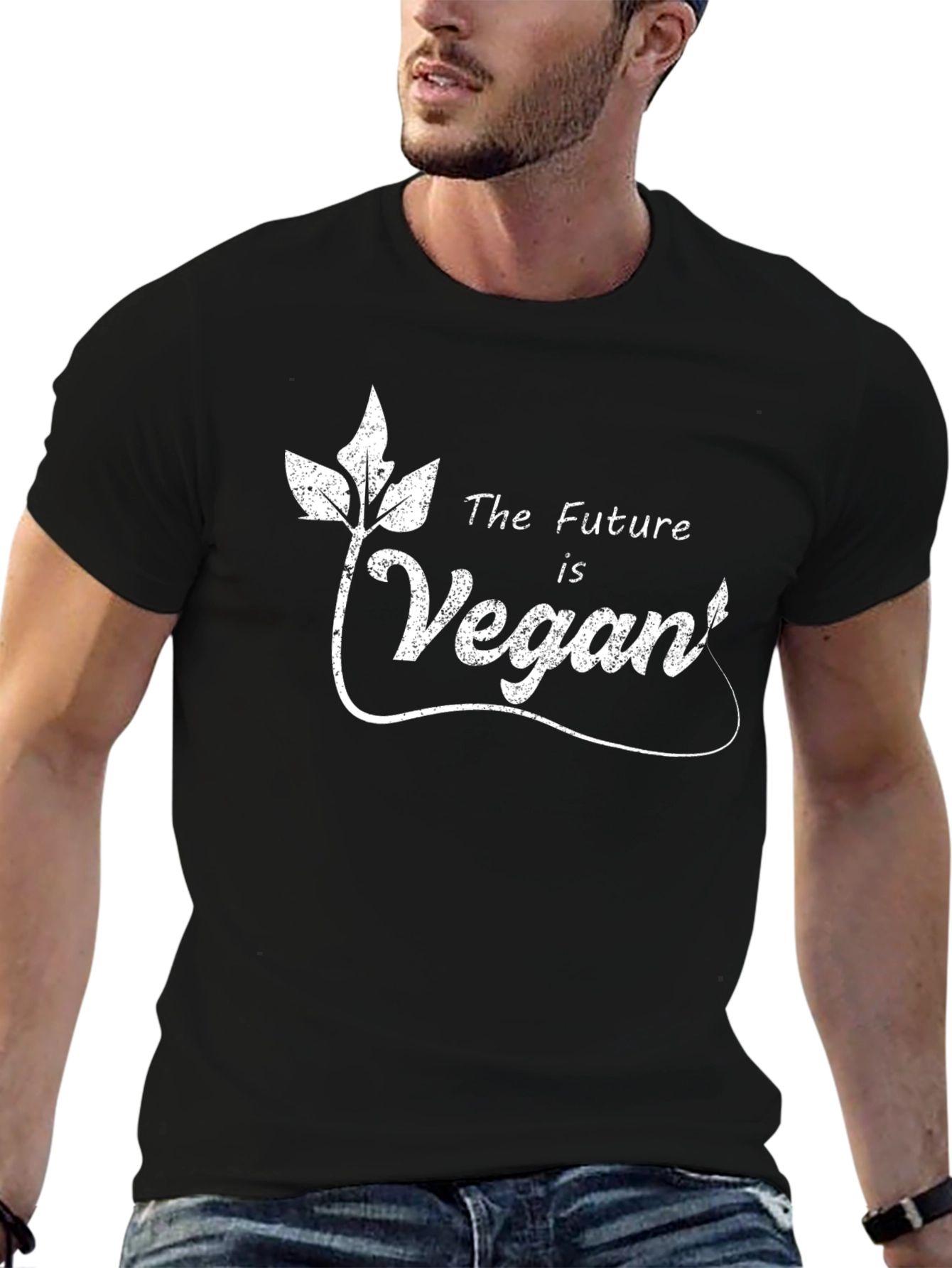 Vegan Future Graphic T-Shirt - Stylish & Sustainable