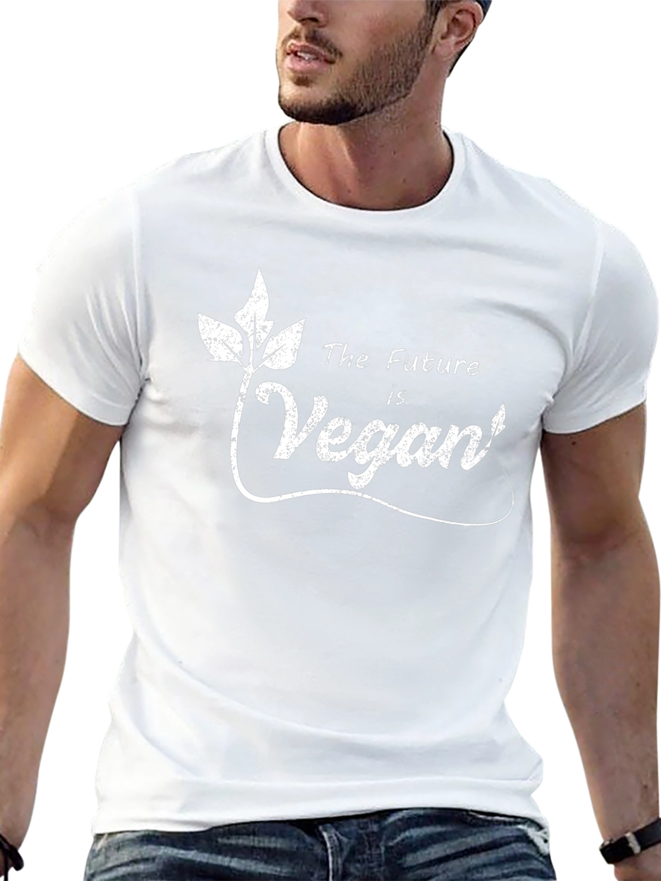 Vegan Future Graphic T-Shirt - Stylish & Sustainable