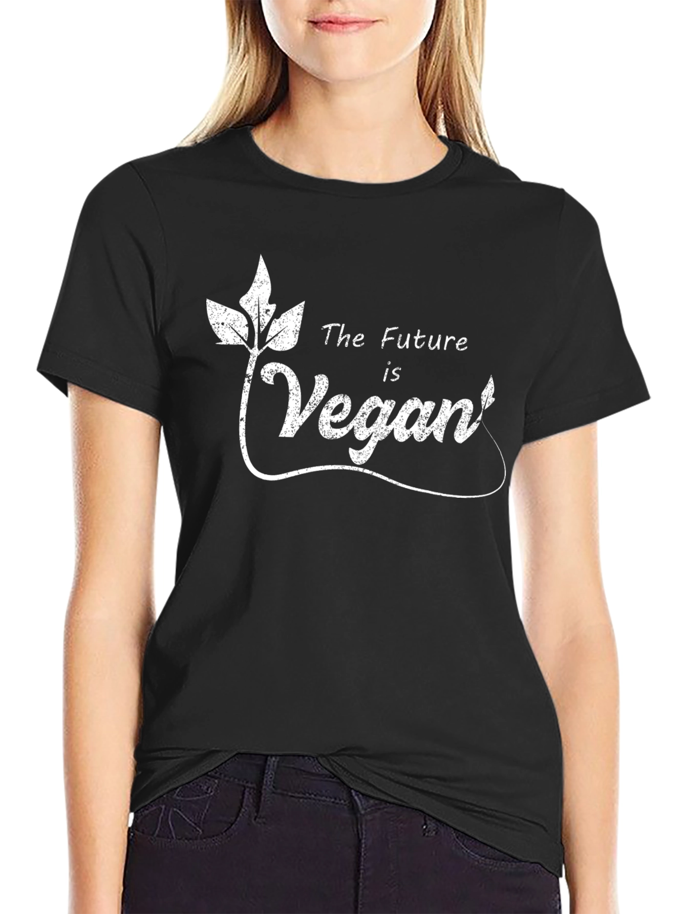 Vegan Future Graphic T-Shirt - Stylish & Sustainable