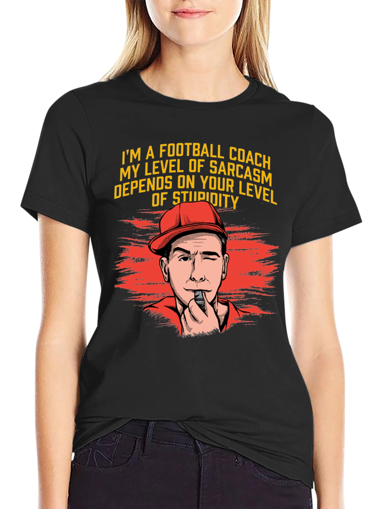Sarcastic Football Coach Graphic Tee