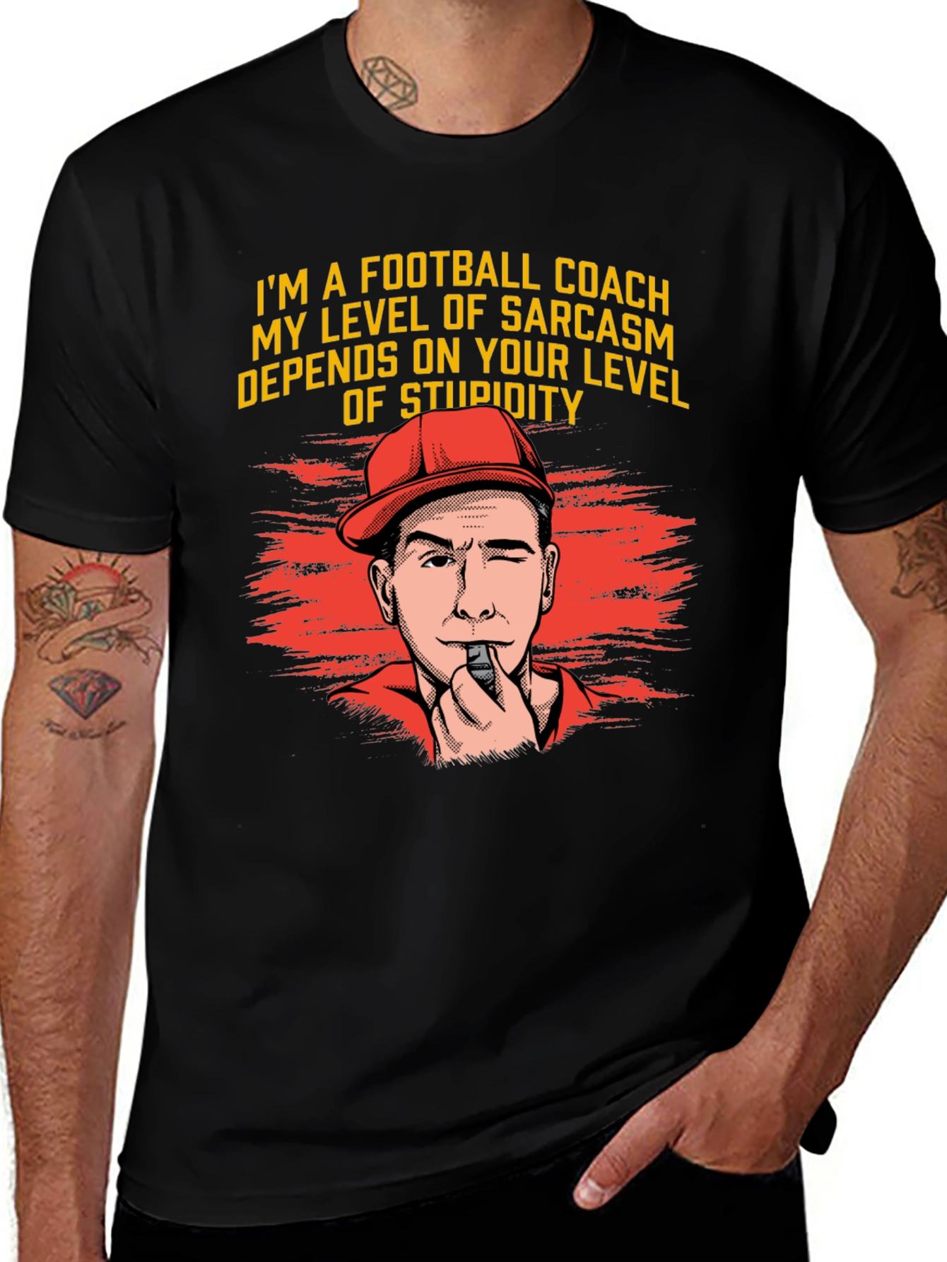 Sarcastic Football Coach Graphic Tee