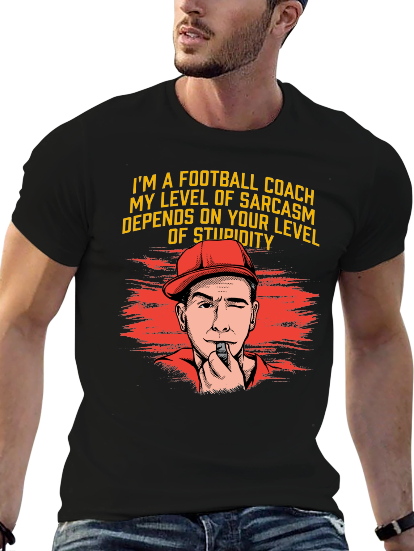 Sarcastic Football Coach Graphic Tee