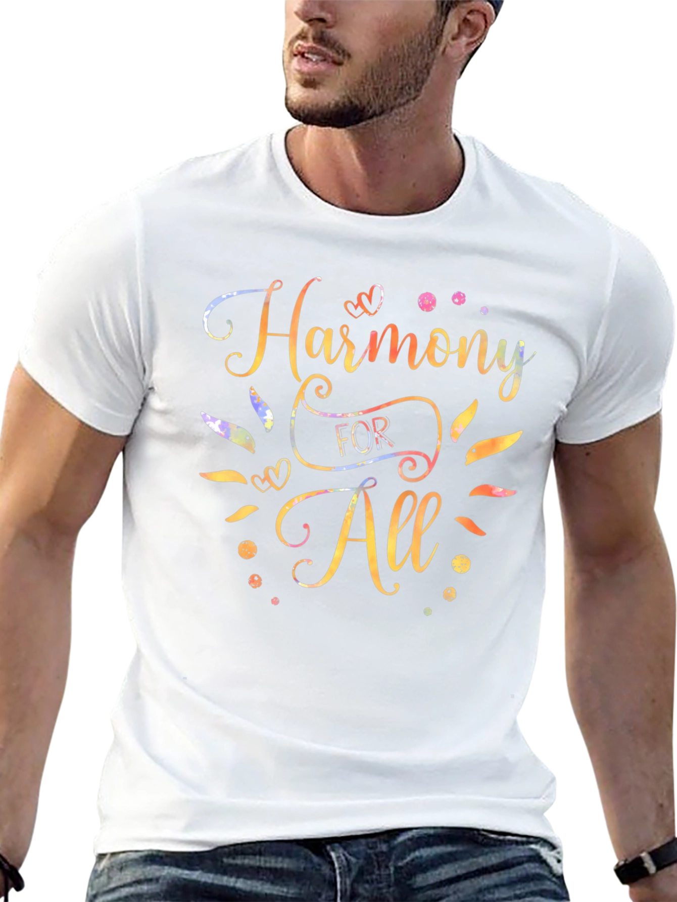 Harmony For All Black T-Shirt