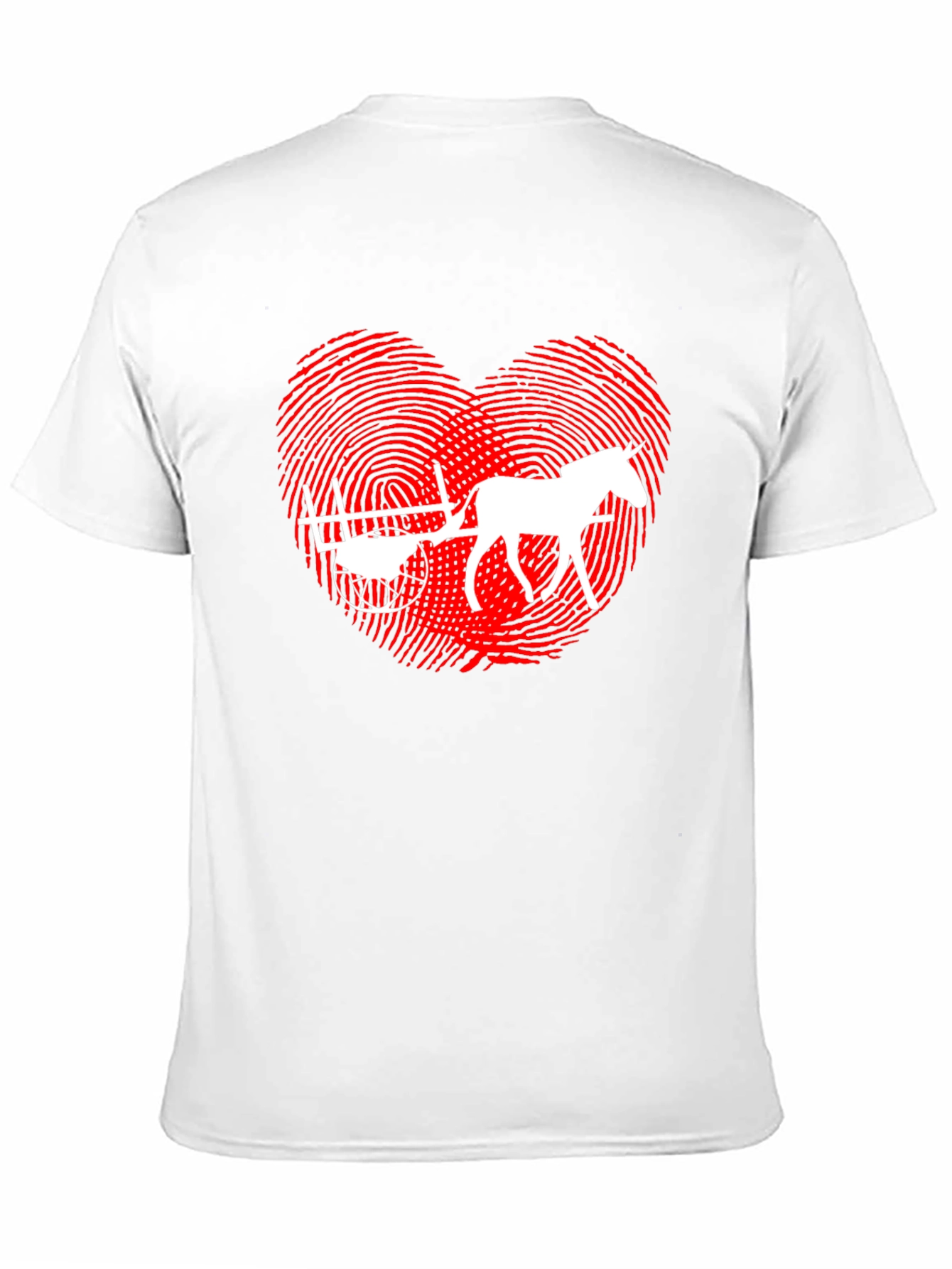 Horse Cart Love Heart T-Shirt