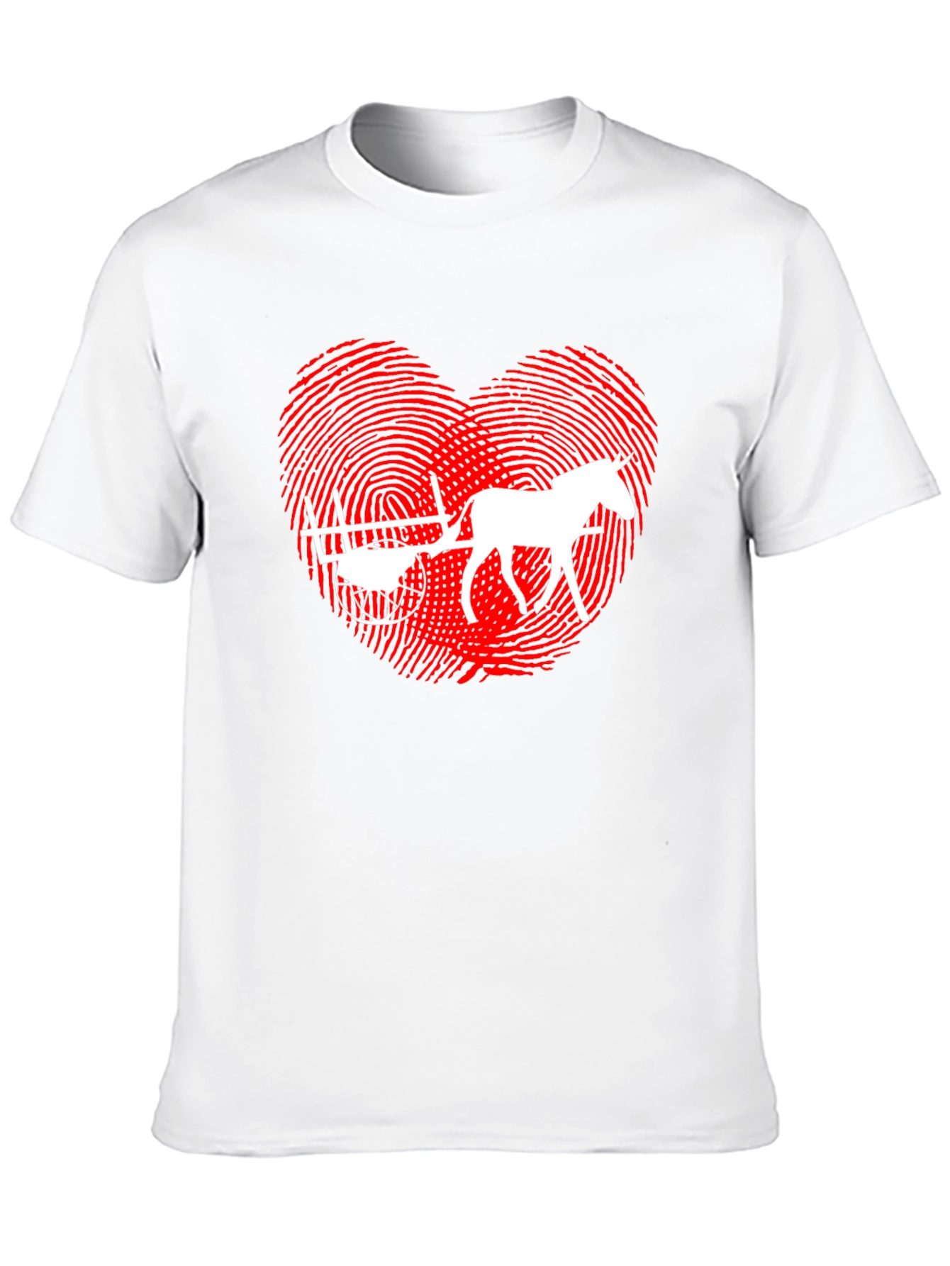 Horse Cart Love Heart T-Shirt