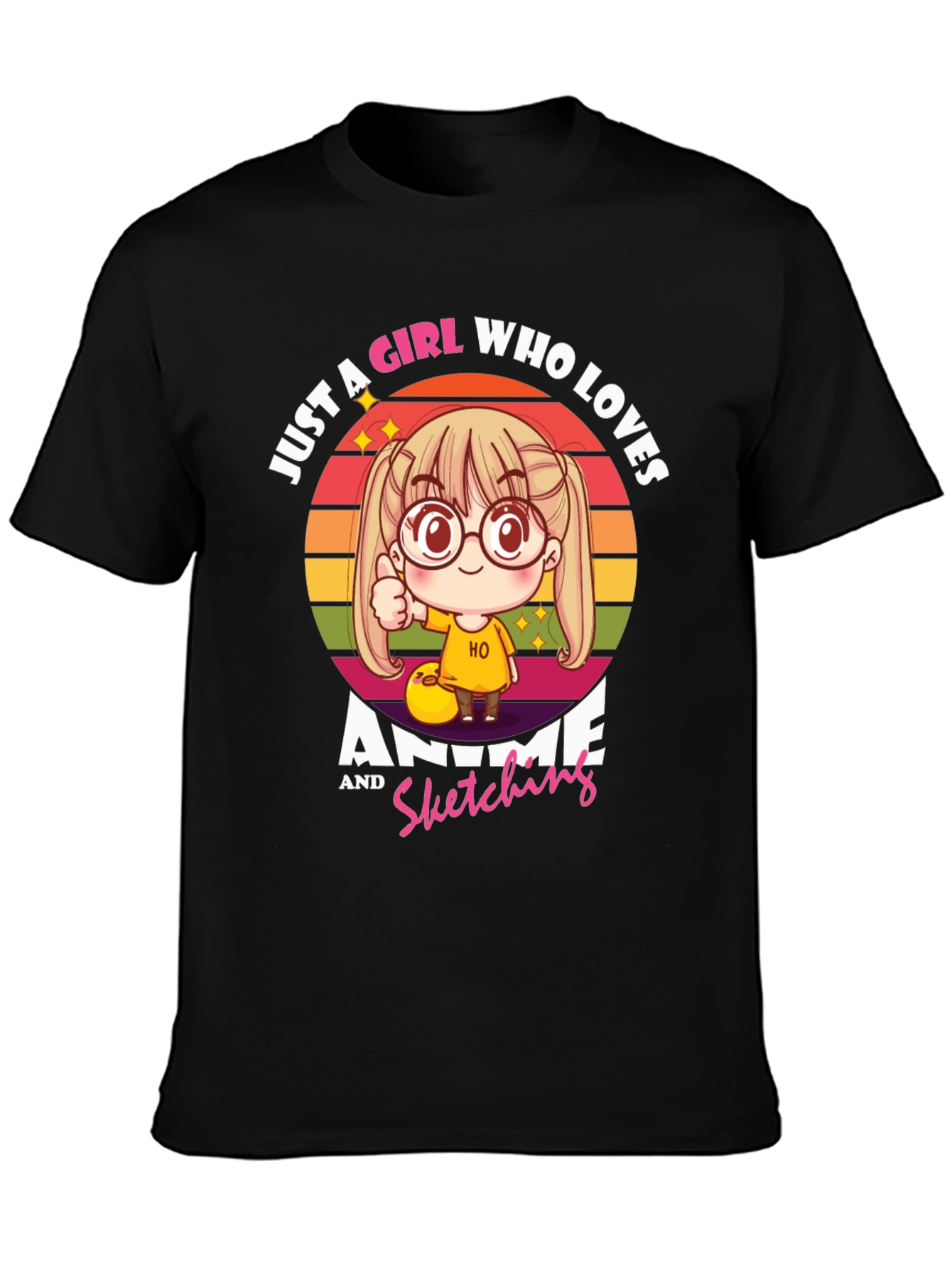 Anime & Sketching Girls T-Shirt