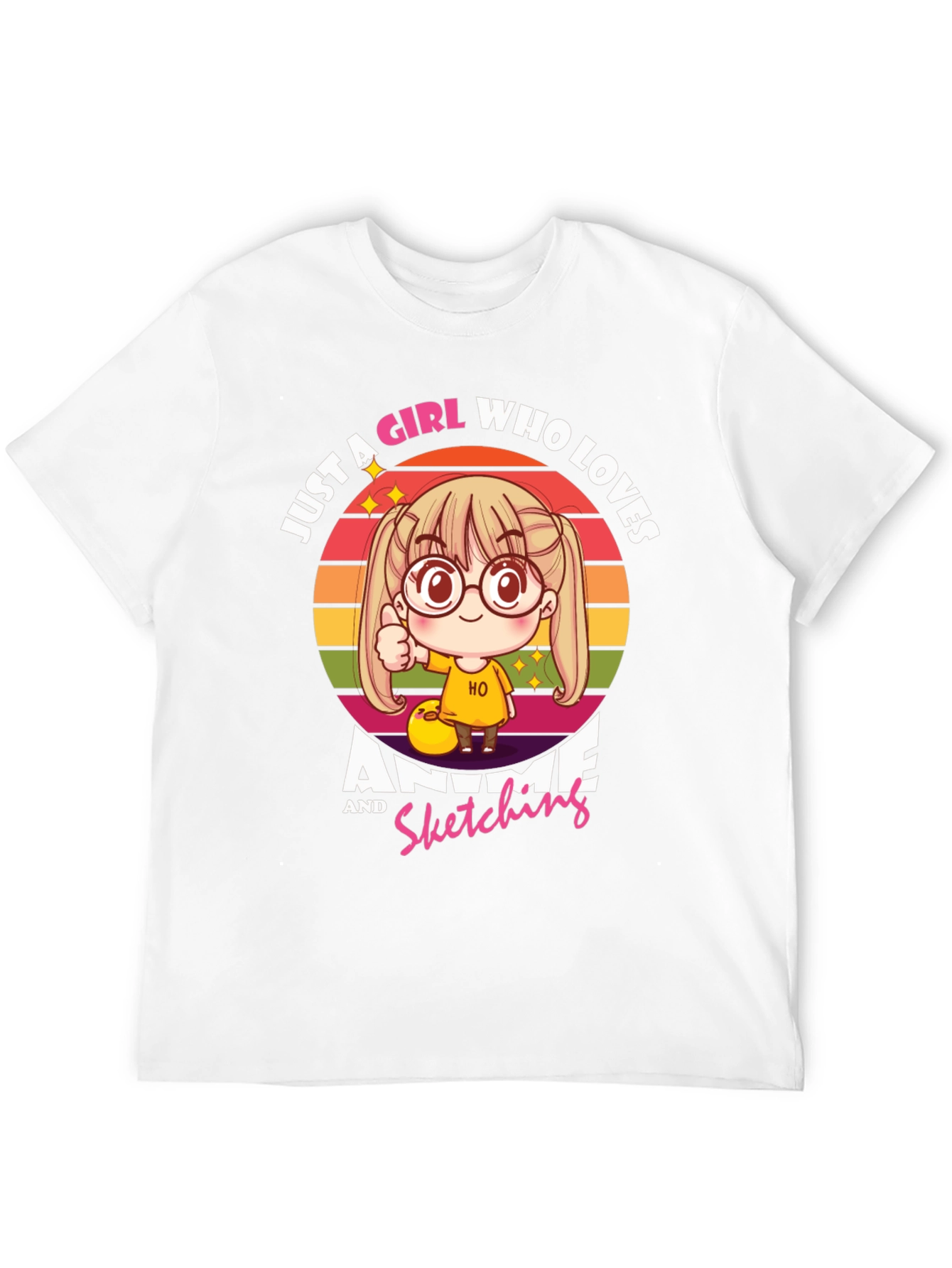 Anime & Sketching Girls T-Shirt