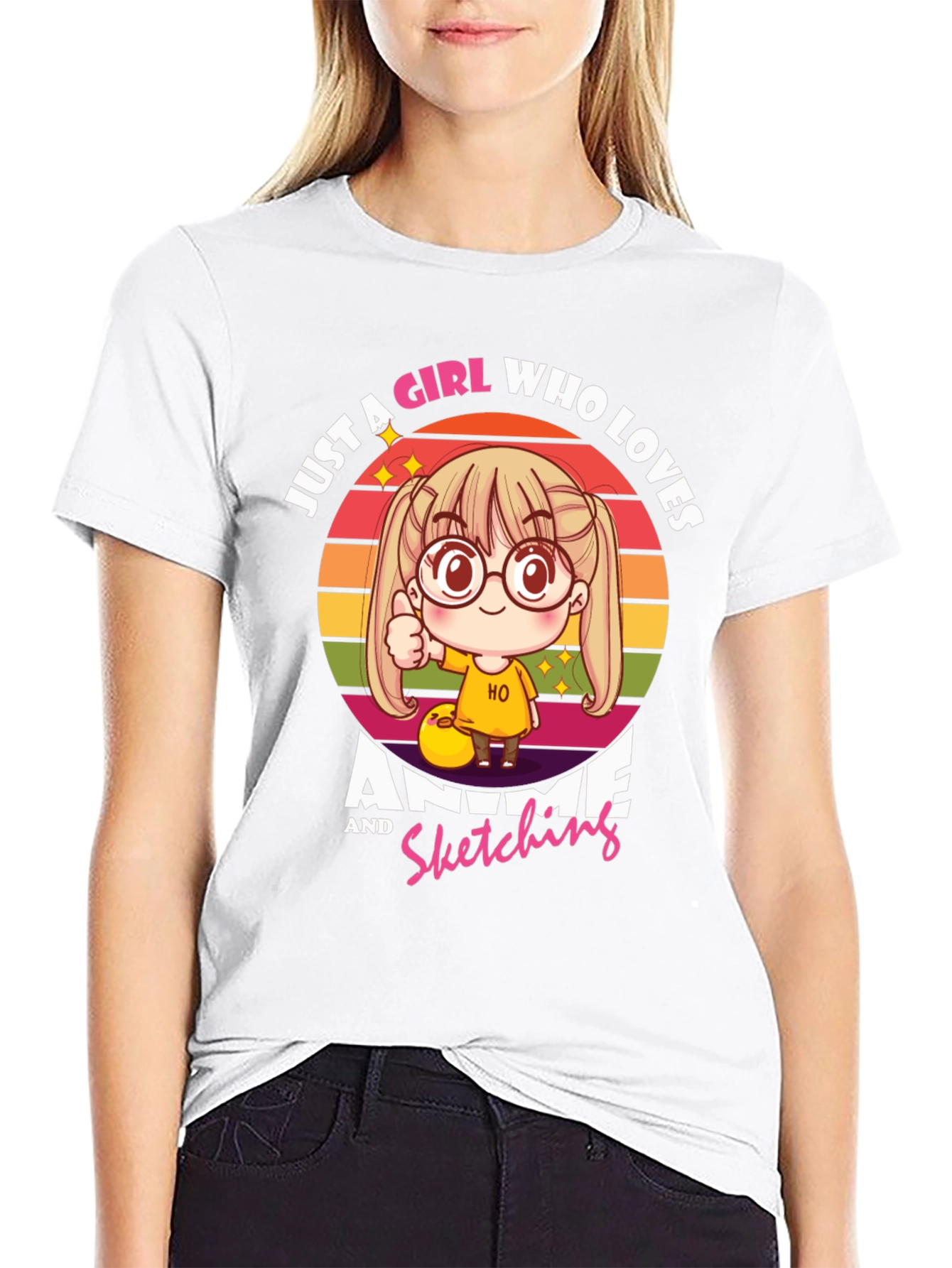 Anime & Sketching Girls T-Shirt