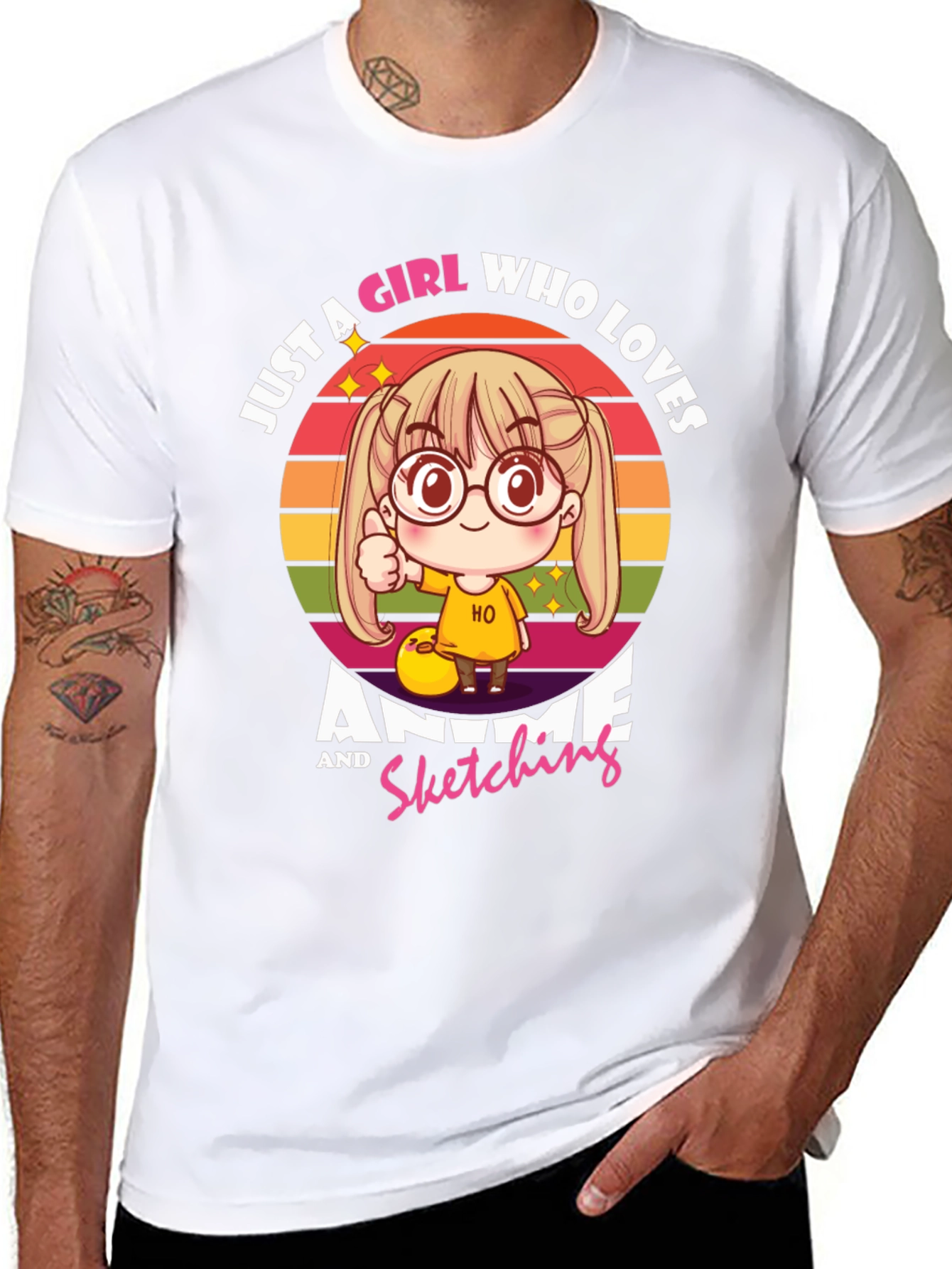 Anime & Sketching Girls T-Shirt