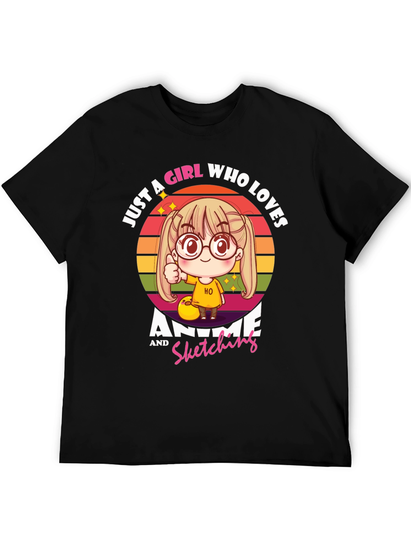 Anime & Sketching Girls T-Shirt