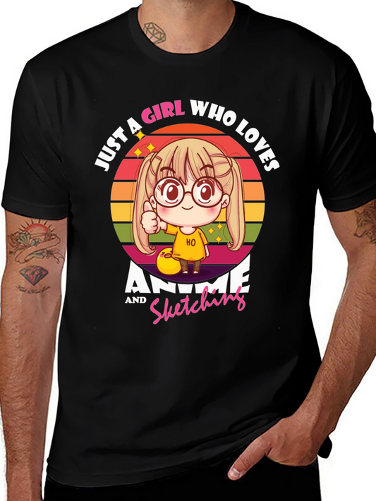 Anime & Sketching Girls T-Shirt