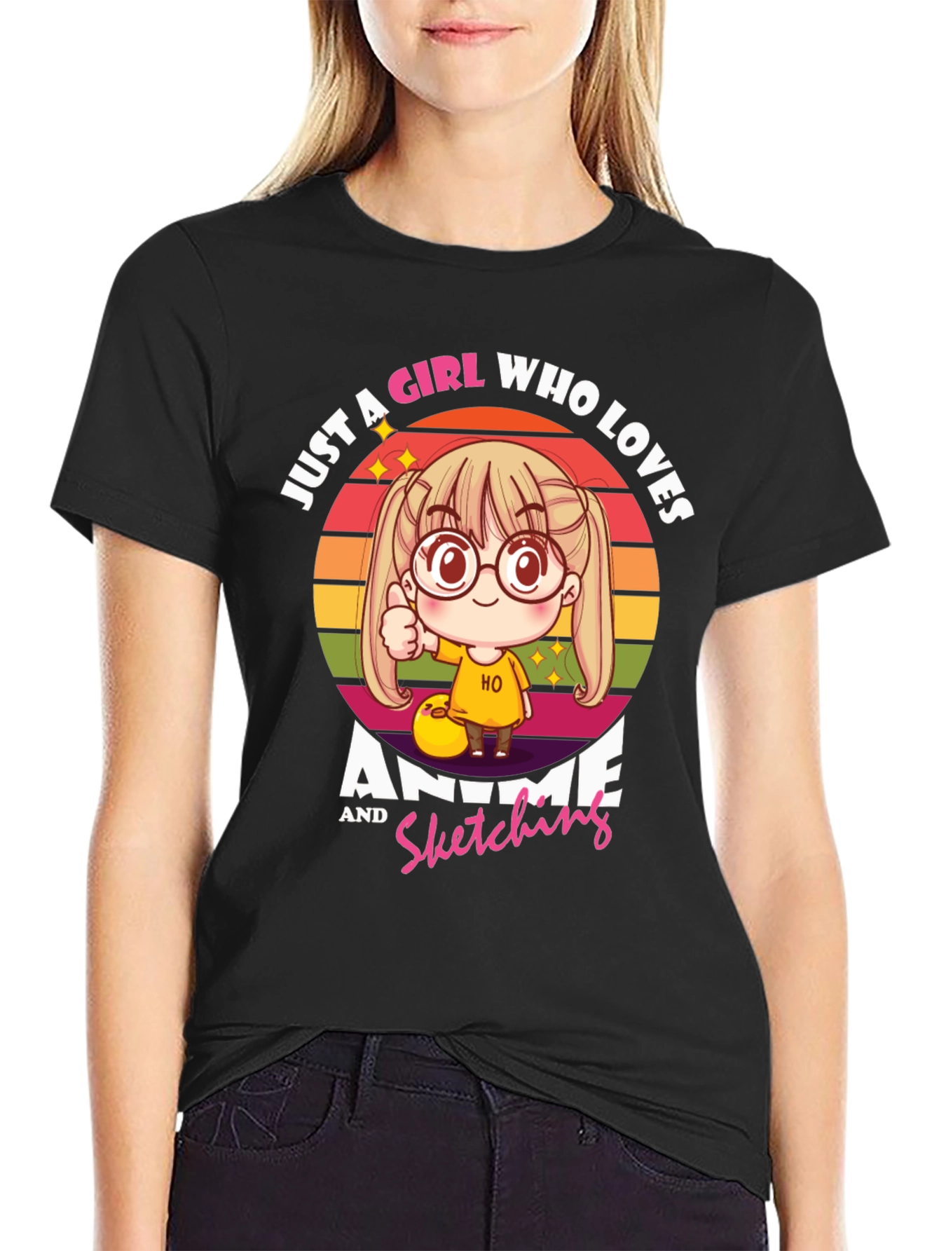 Anime & Sketching Girls T-Shirt