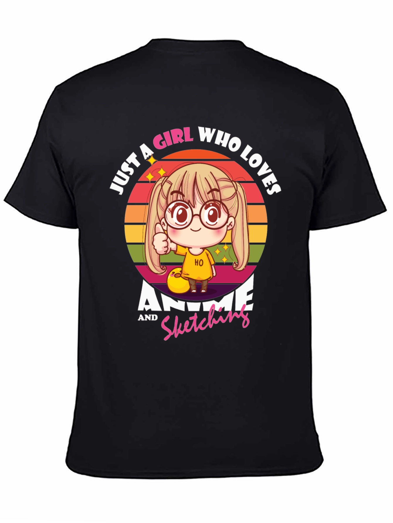 Anime & Sketching Girls T-Shirt