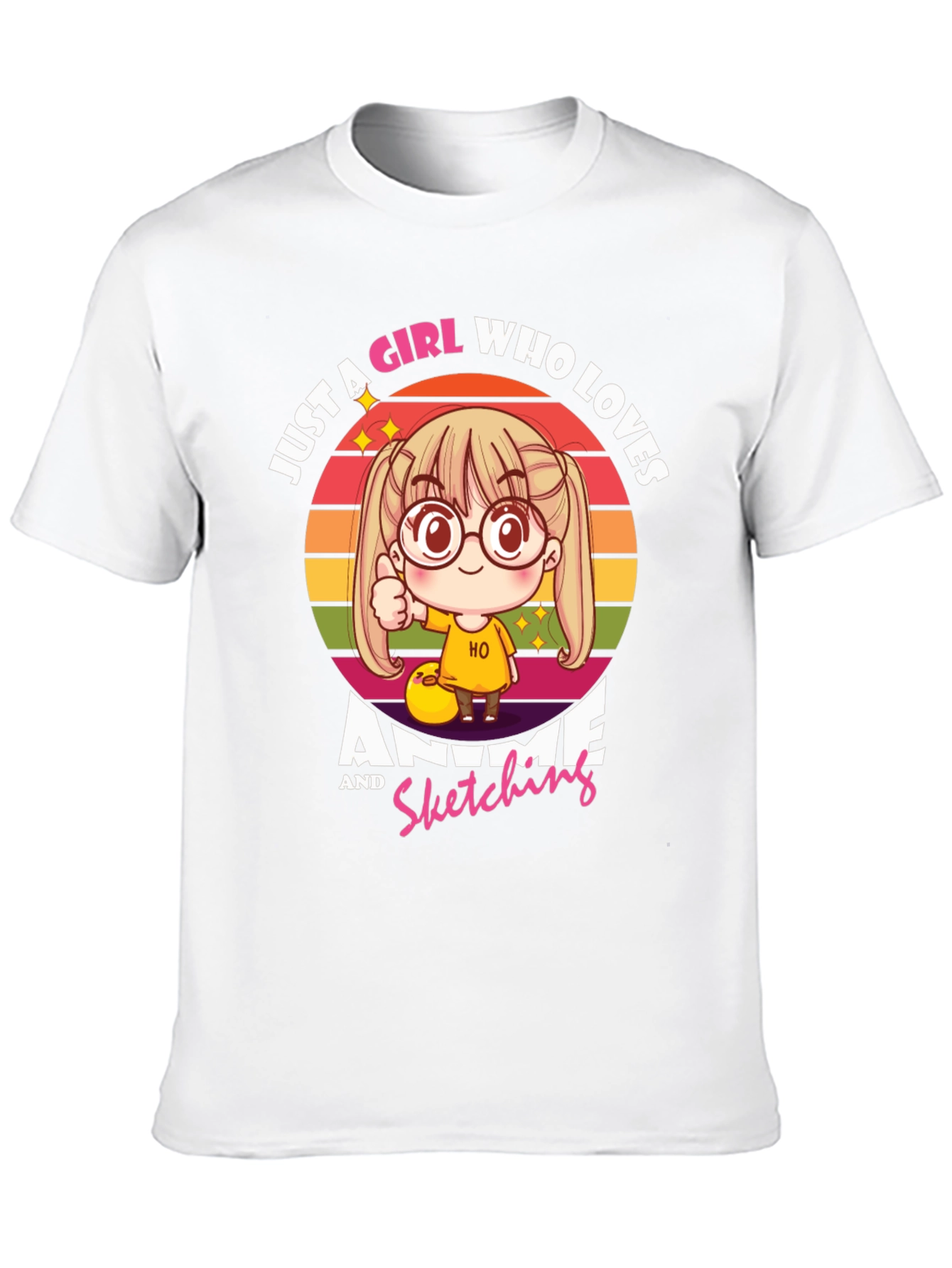 Anime & Sketching Girls T-Shirt