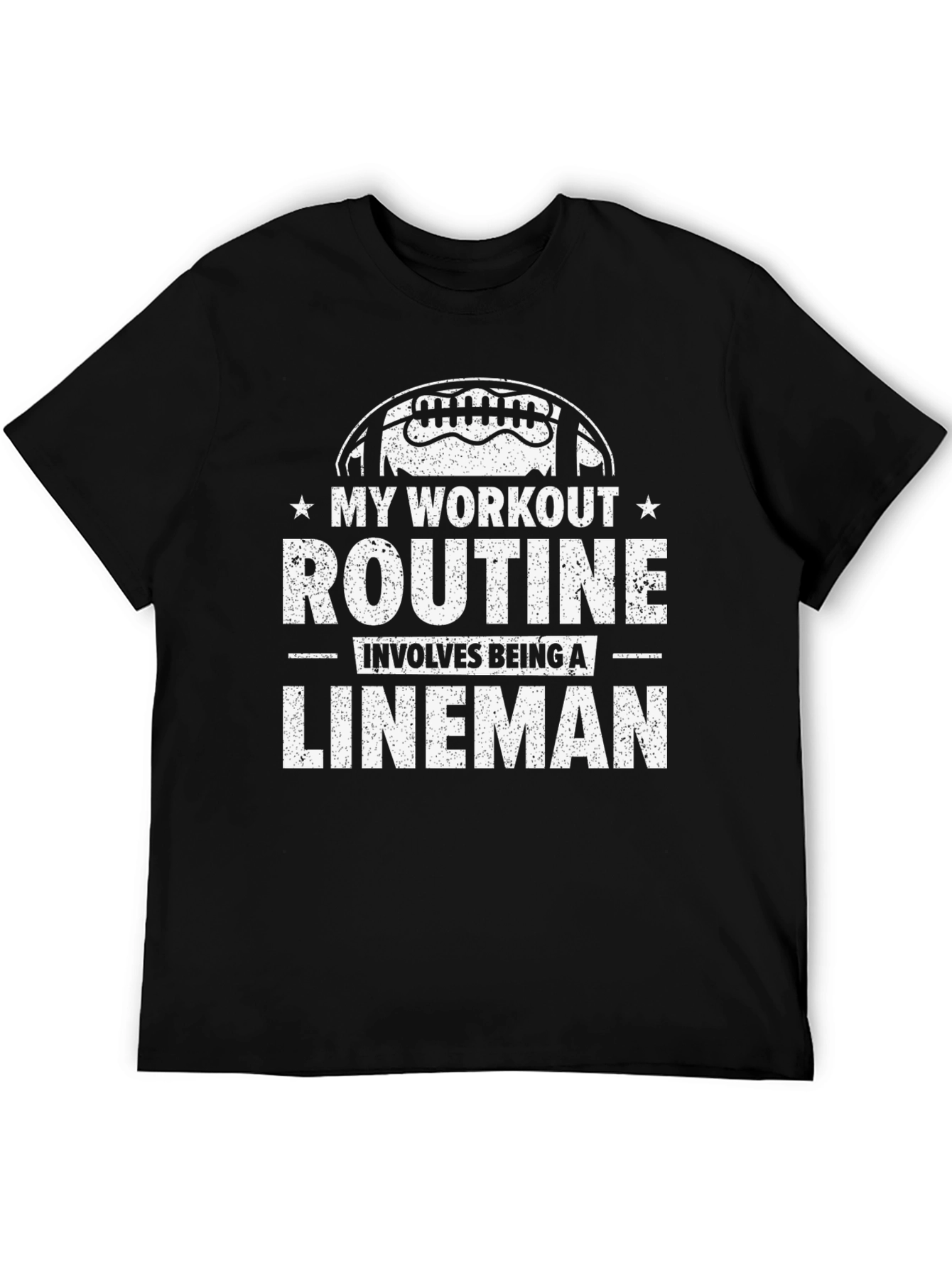 Lineman Workout T-Shirt - Football Inspired Tee
