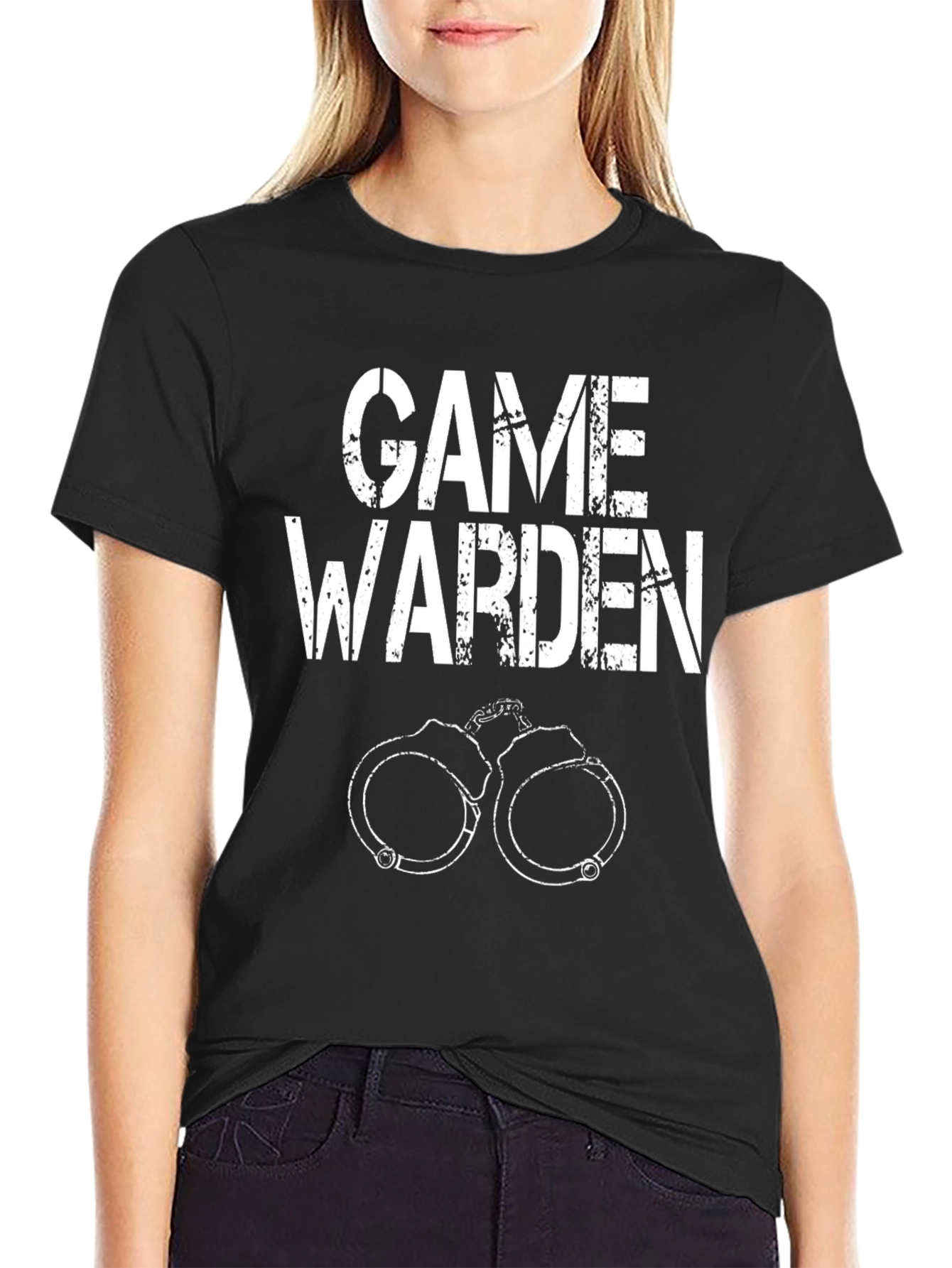 Game Warden Handcuffs Graphic T-Shirt