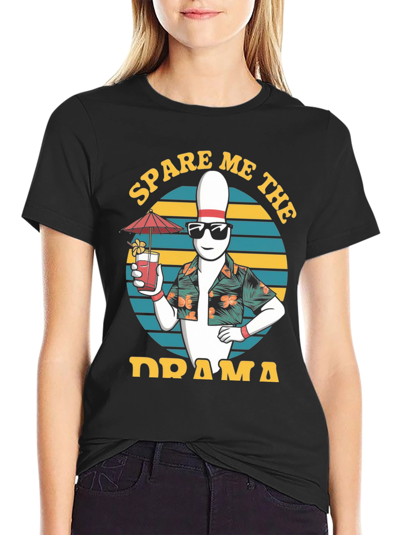 Spare Me The Drama Bowling T-Shirt