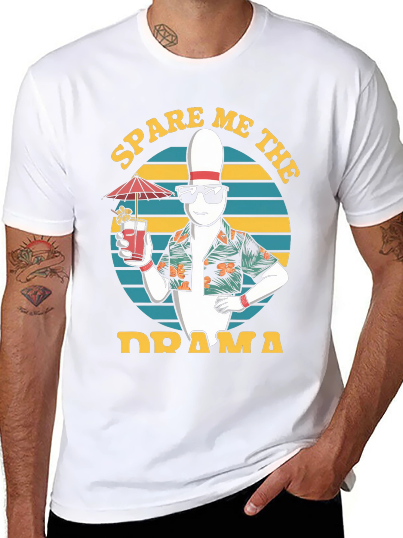 Spare Me The Drama Bowling T-Shirt