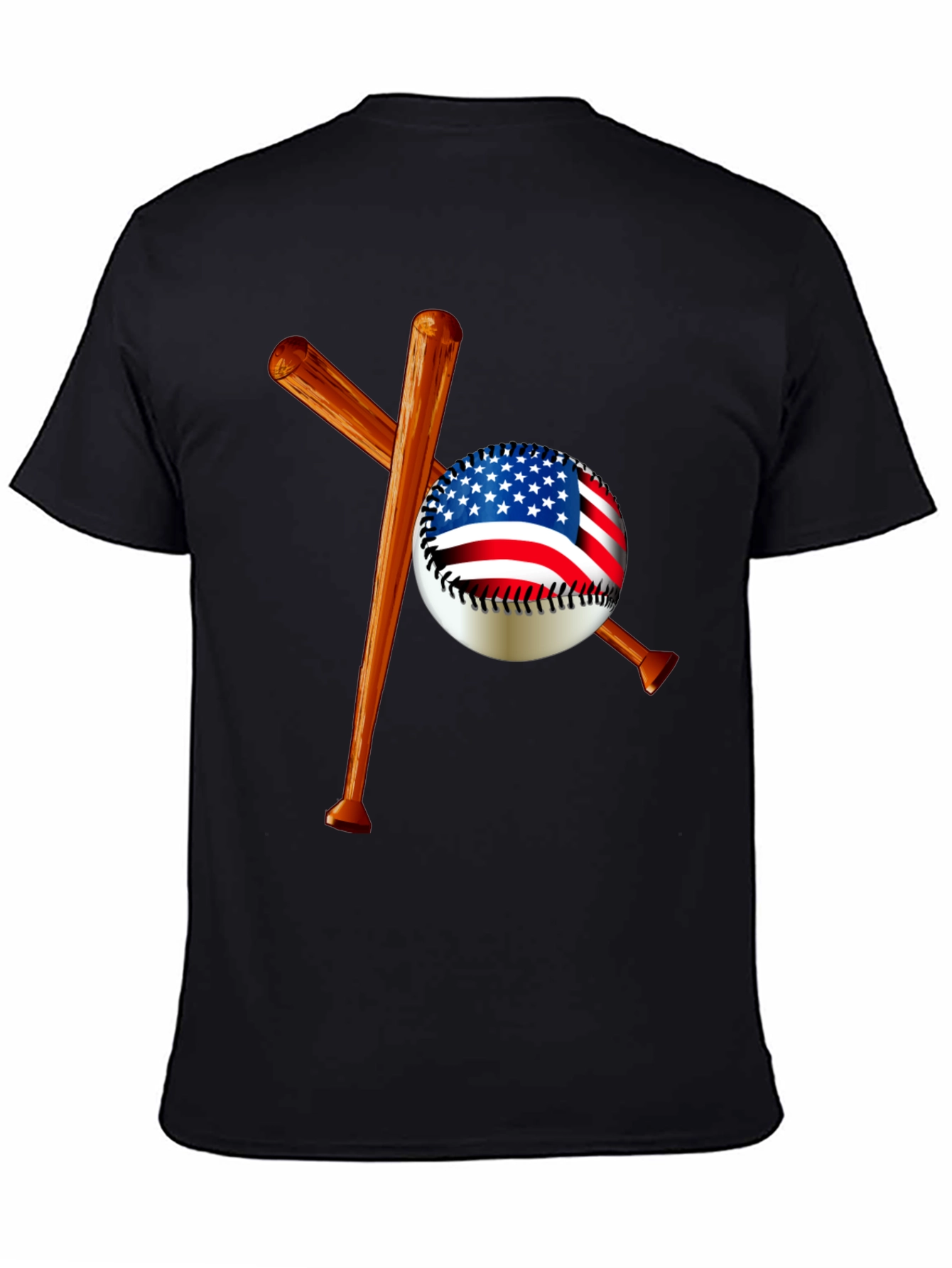 USA Baseball T-Shirt - Patriotic Sport Tee