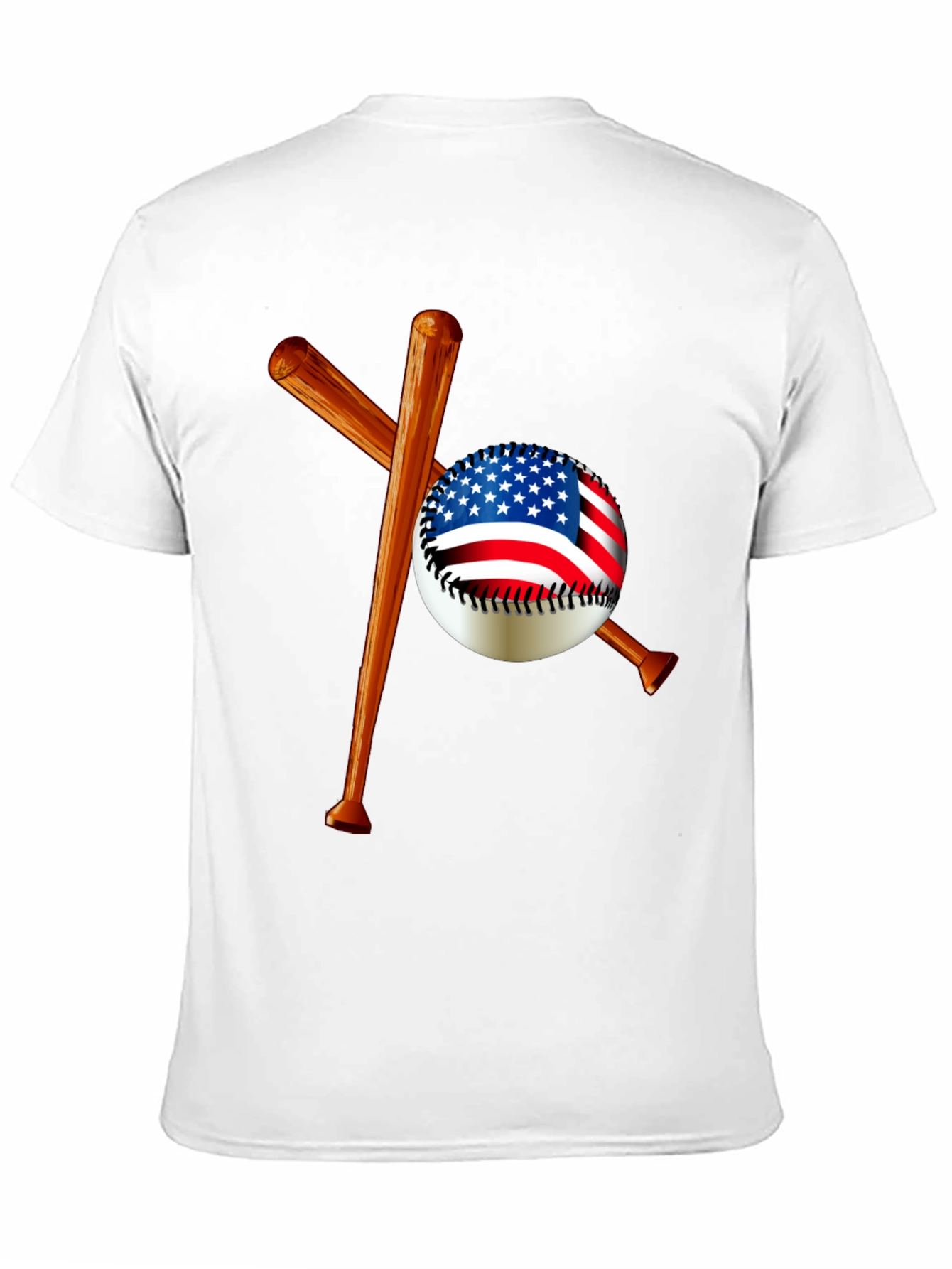 USA Baseball T-Shirt - Patriotic Sport Tee