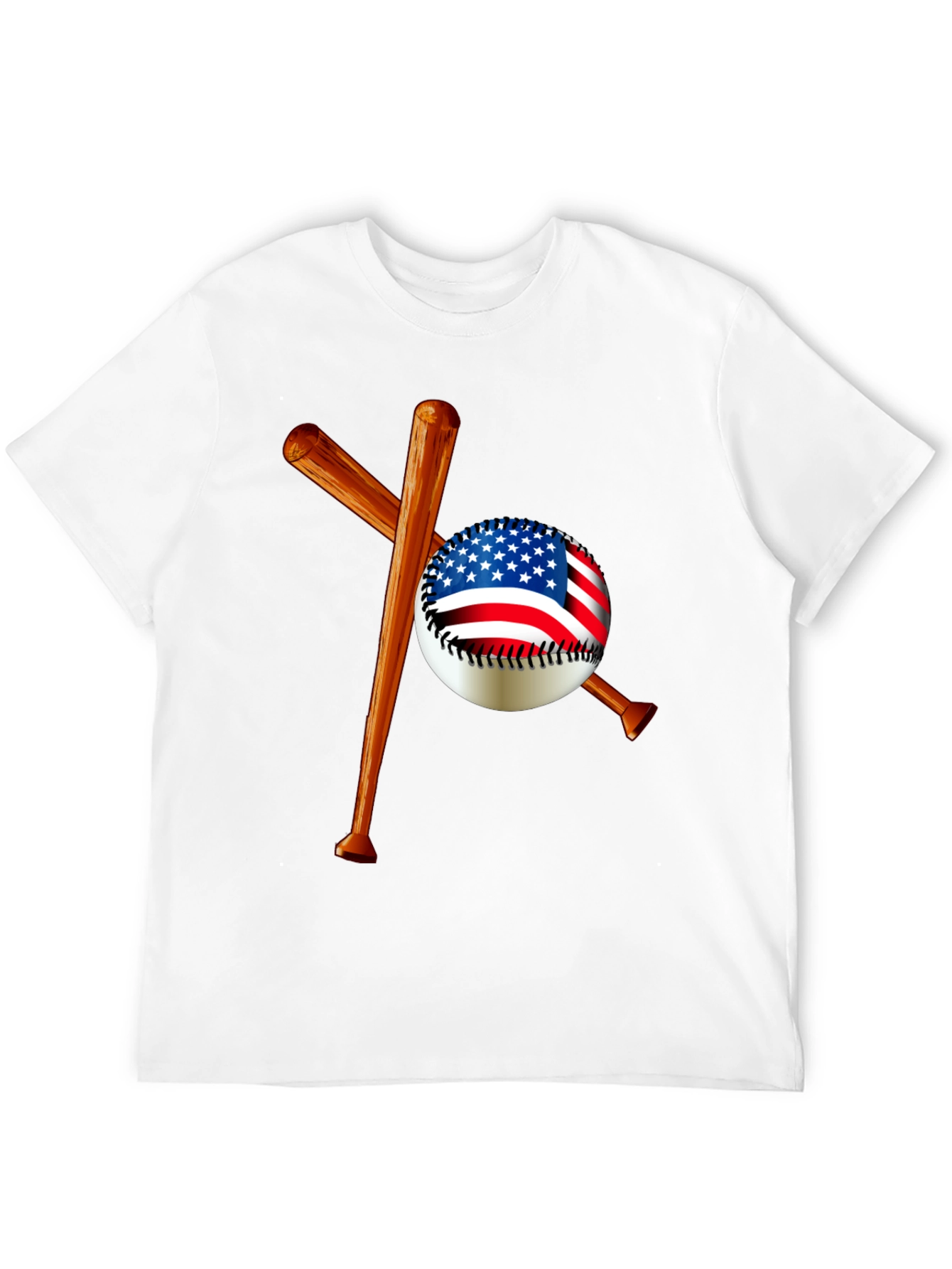 USA Baseball T-Shirt - Patriotic Sport Tee