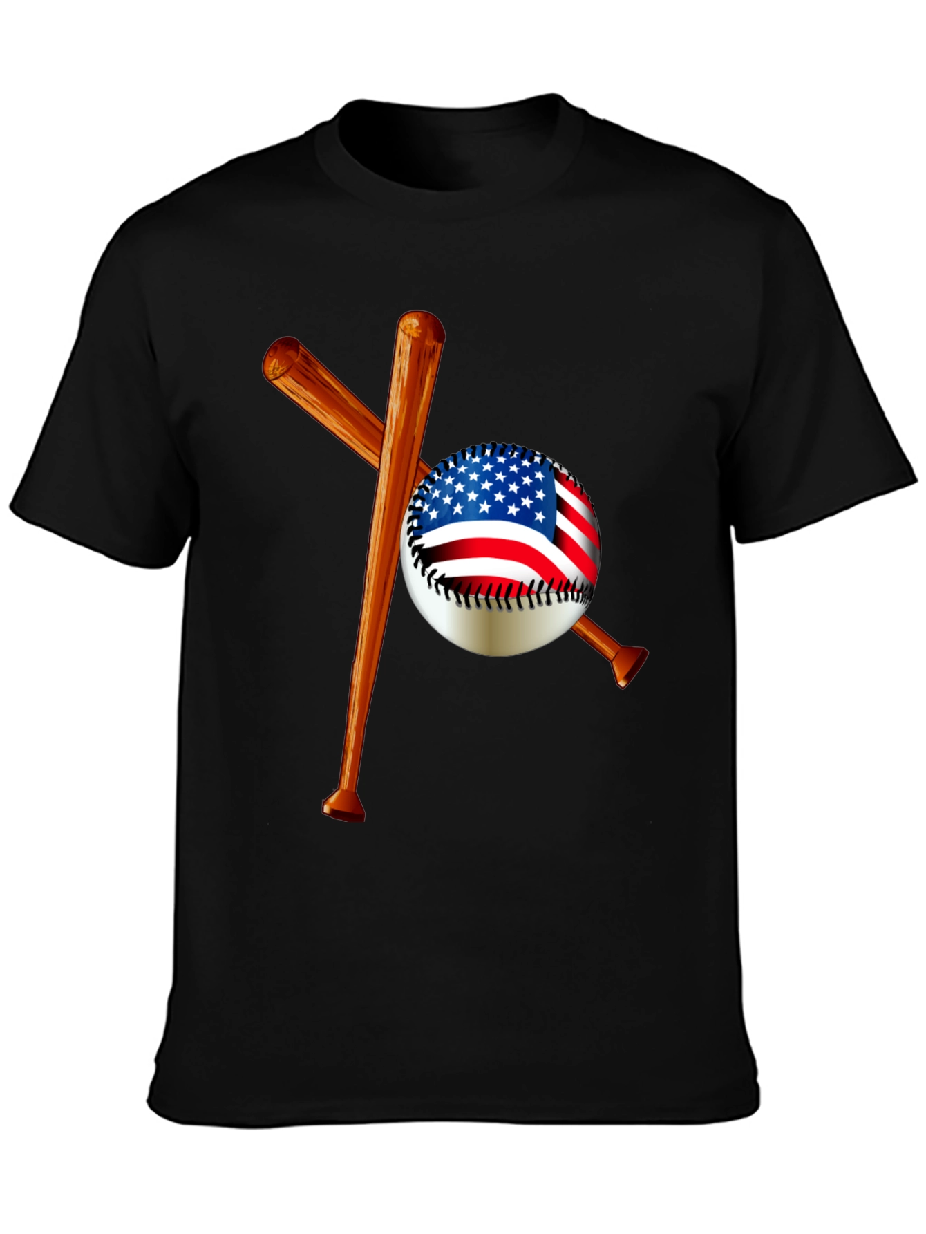 USA Baseball T-Shirt - Patriotic Sport Tee
