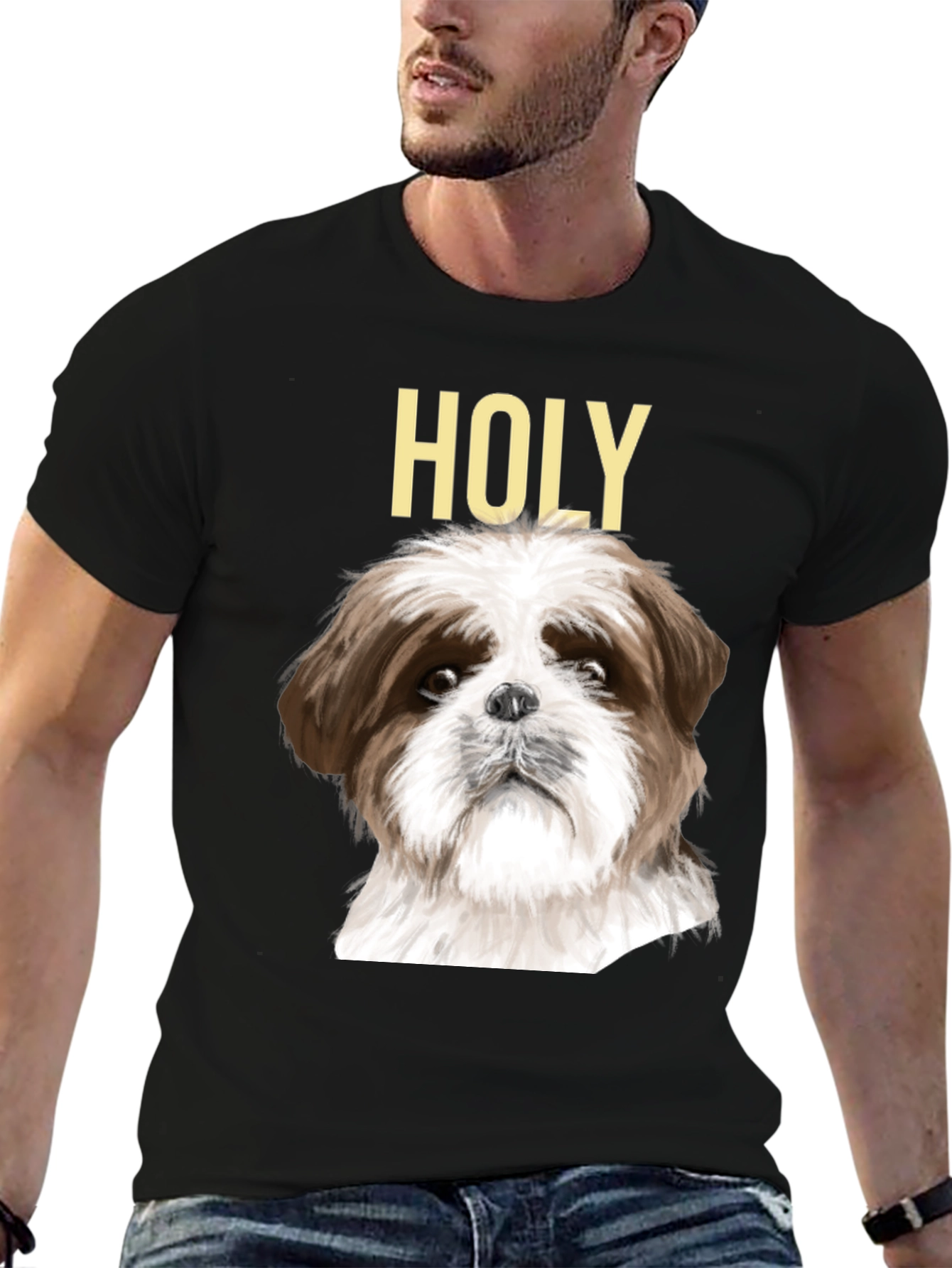 Holy Shih Tzu Dog T-Shirt