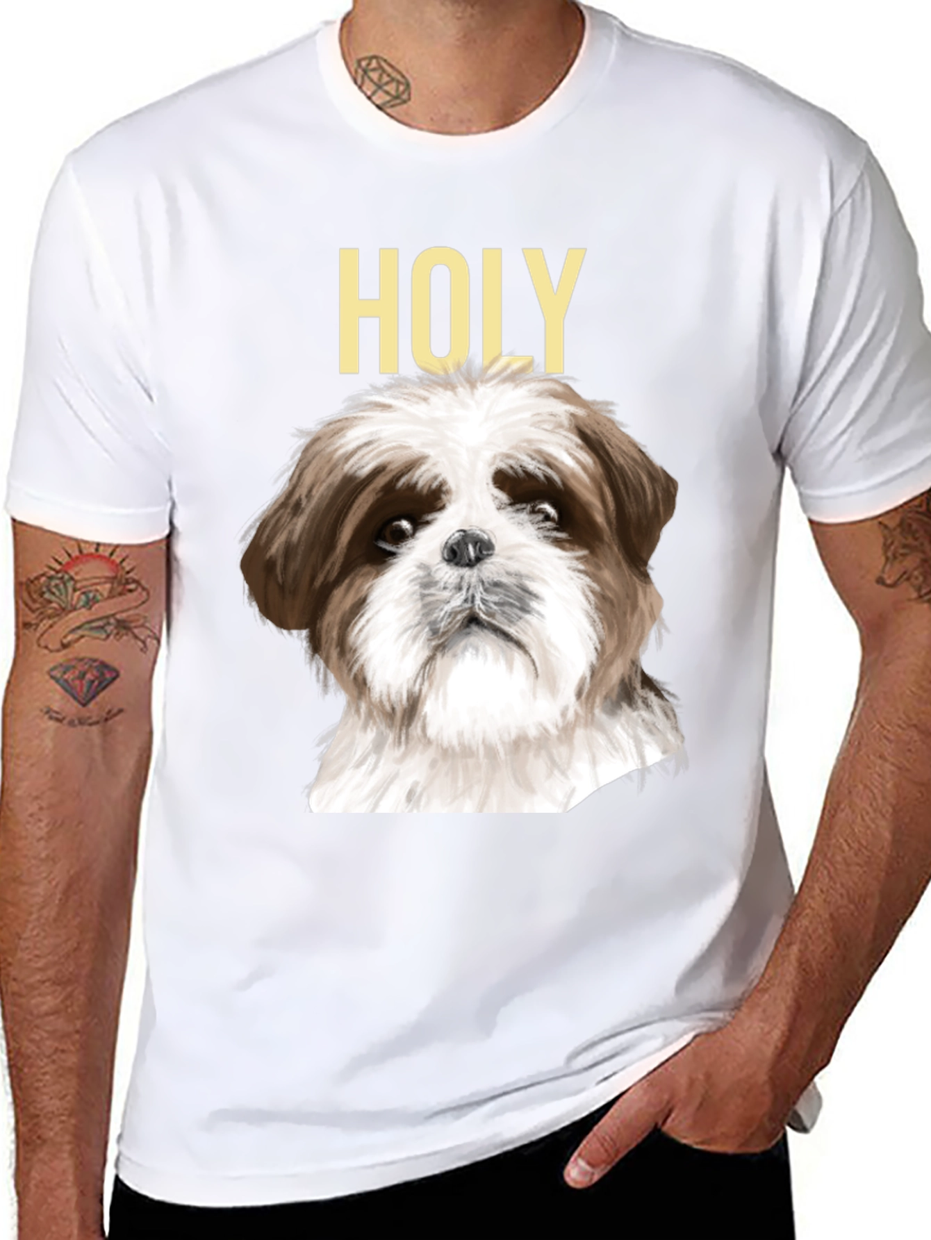 Holy Shih Tzu Dog T-Shirt