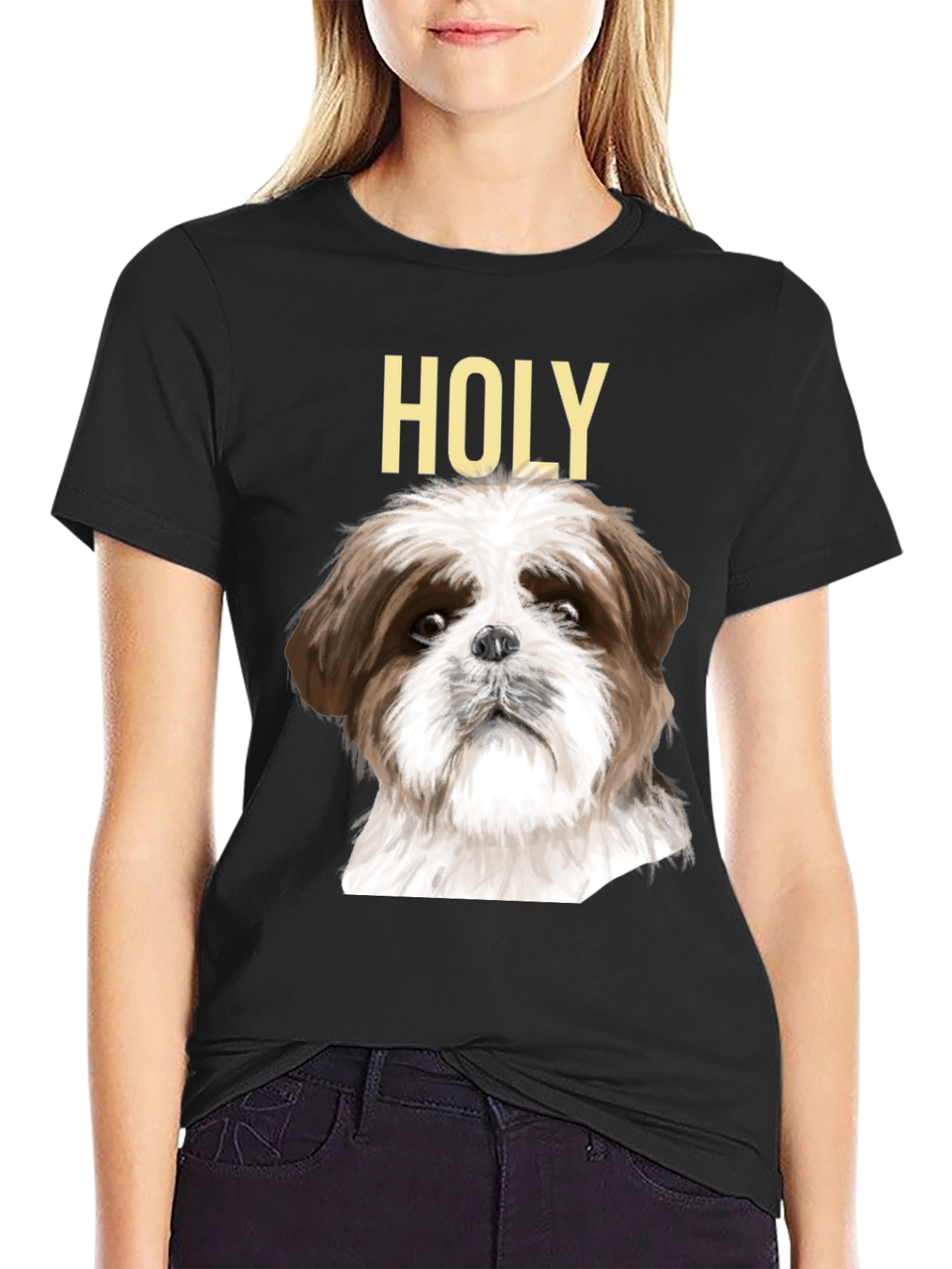 Holy Shih Tzu Dog T-Shirt