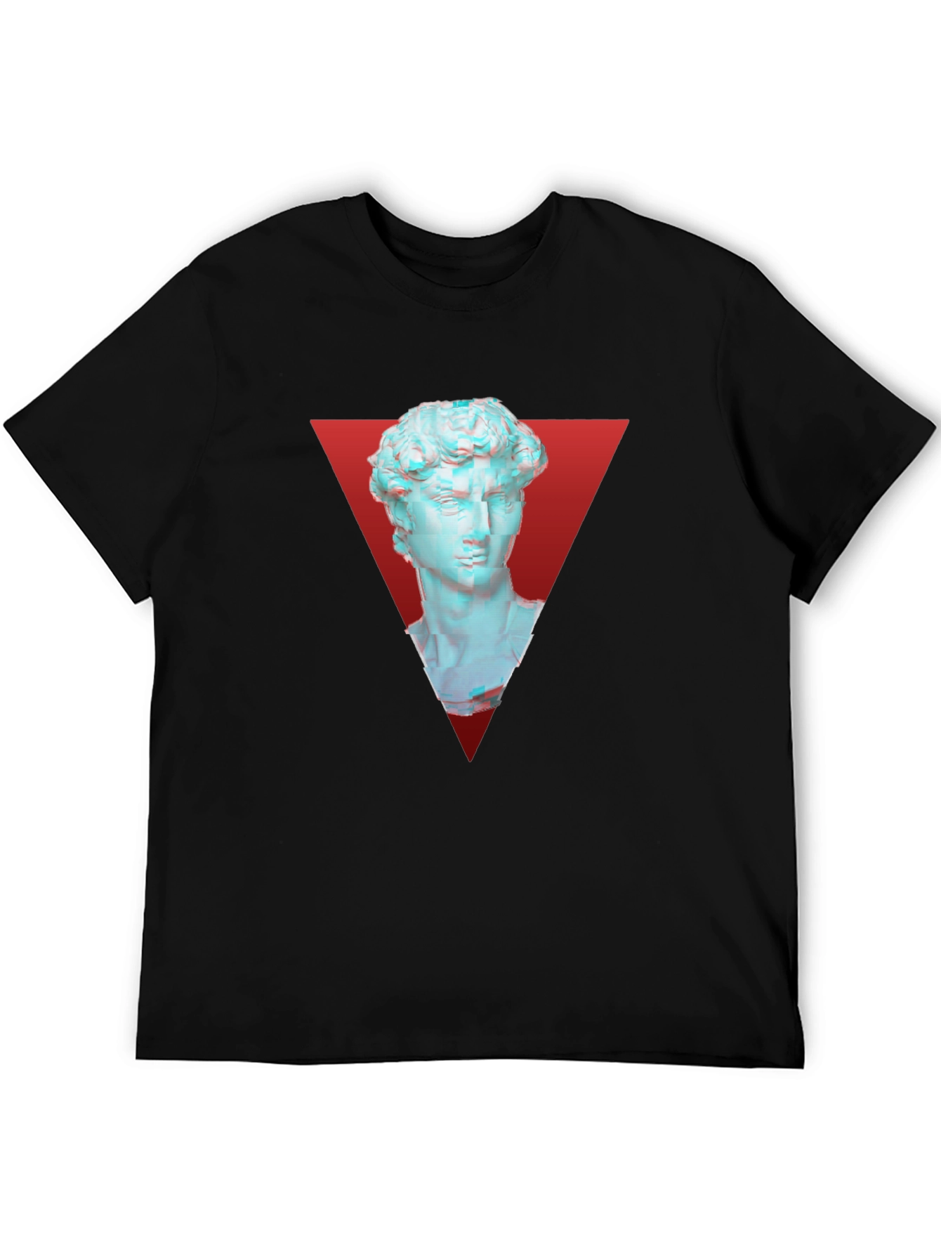David Statue Graphic Tee - Modern Artistic Style