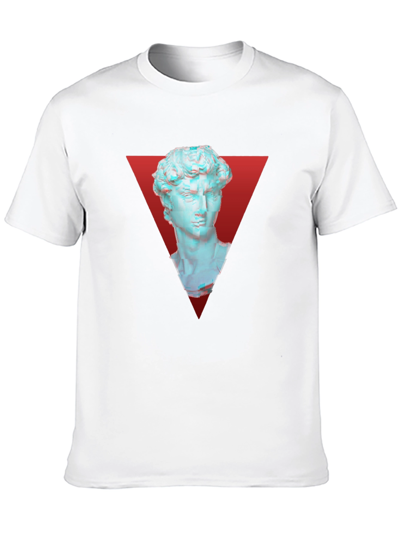 David Statue Graphic Tee - Modern Artistic Style