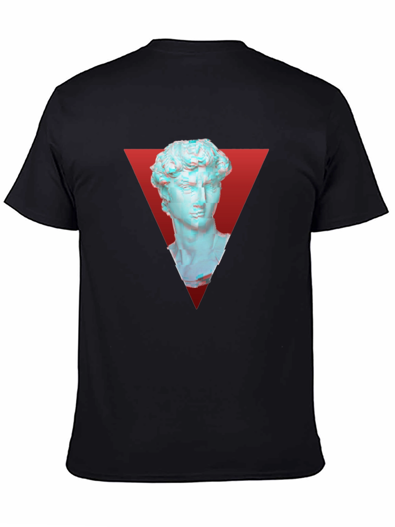David Statue Graphic Tee - Modern Artistic Style