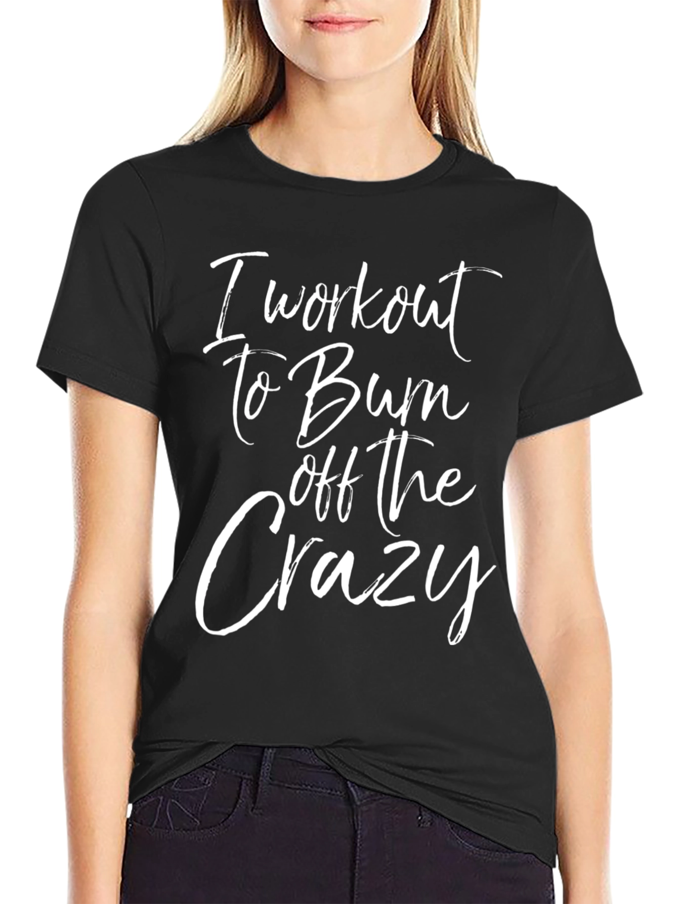 Workout Burn Off Crazy Graphic Tee