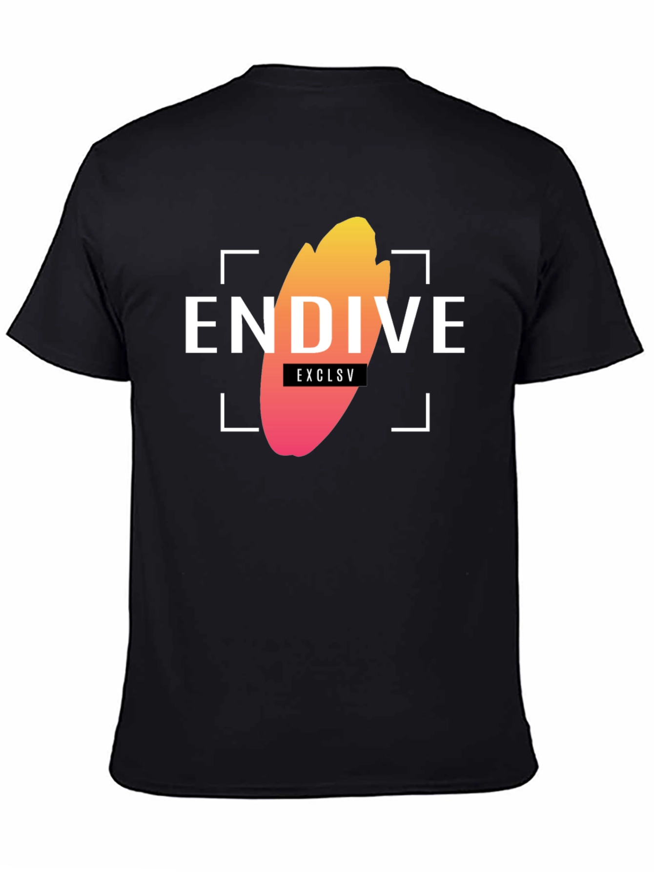 Endive Exclusive Black Graphic Tee