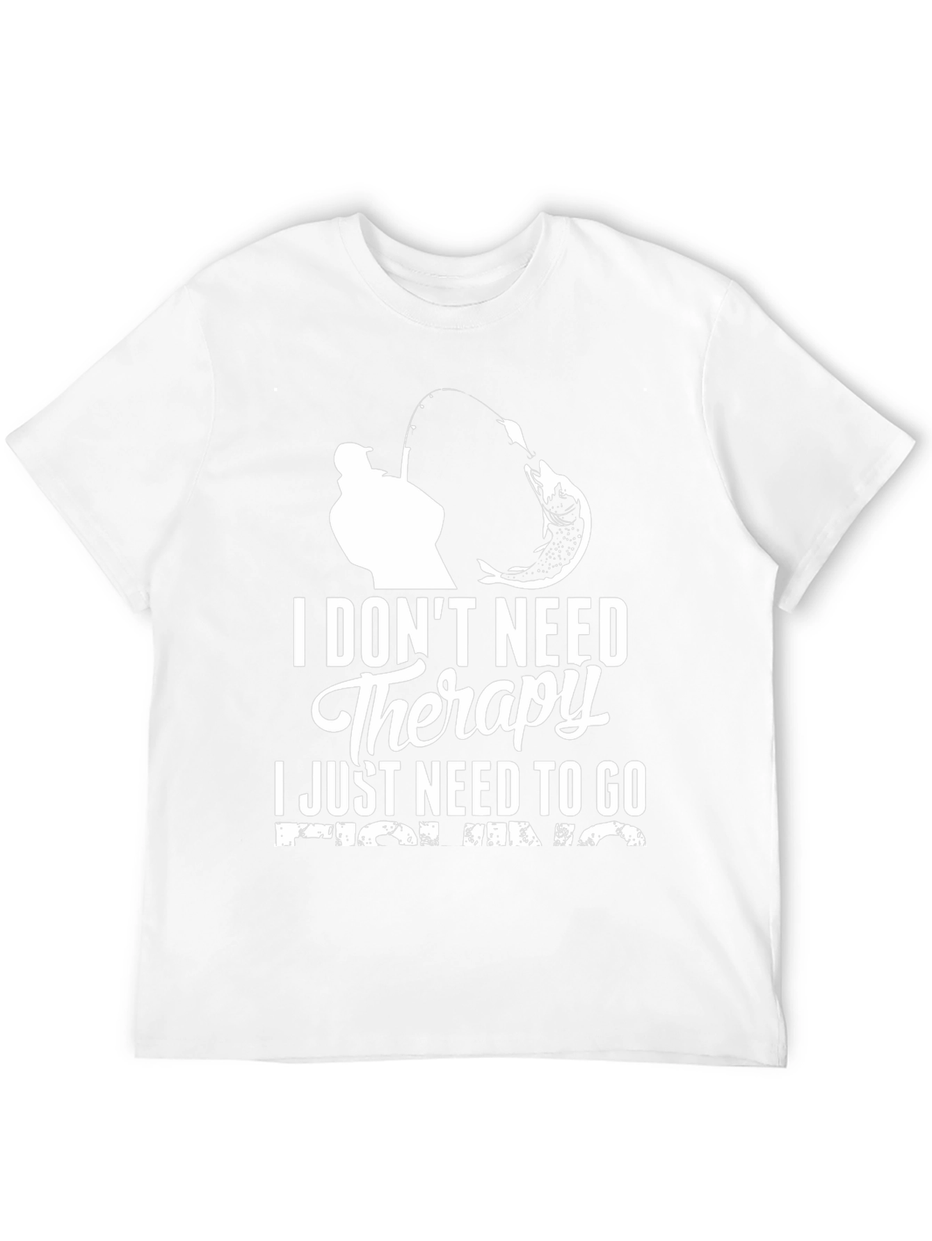 Fishing Therapy Graphic T-Shirt