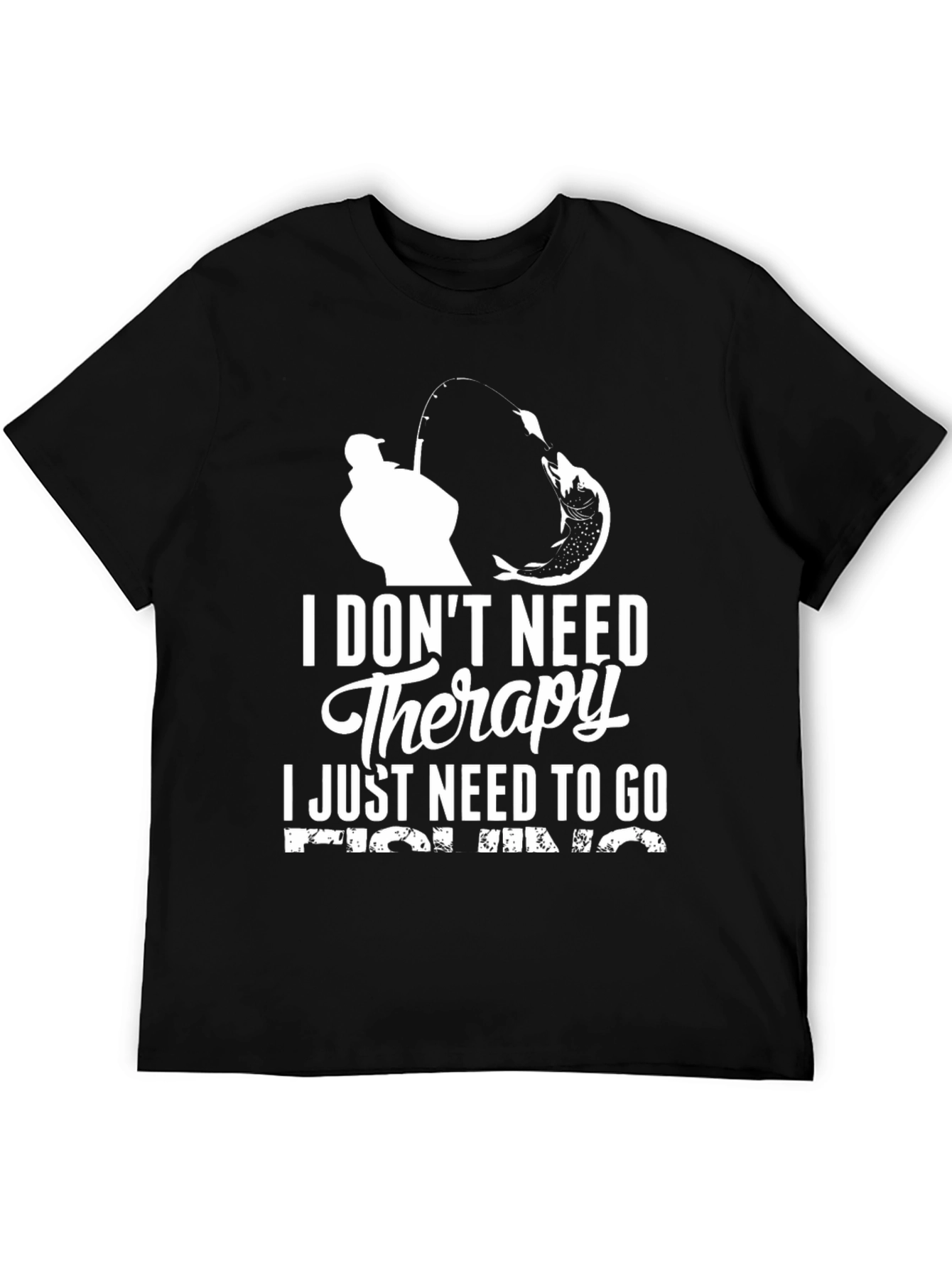 Fishing Therapy Graphic T-Shirt