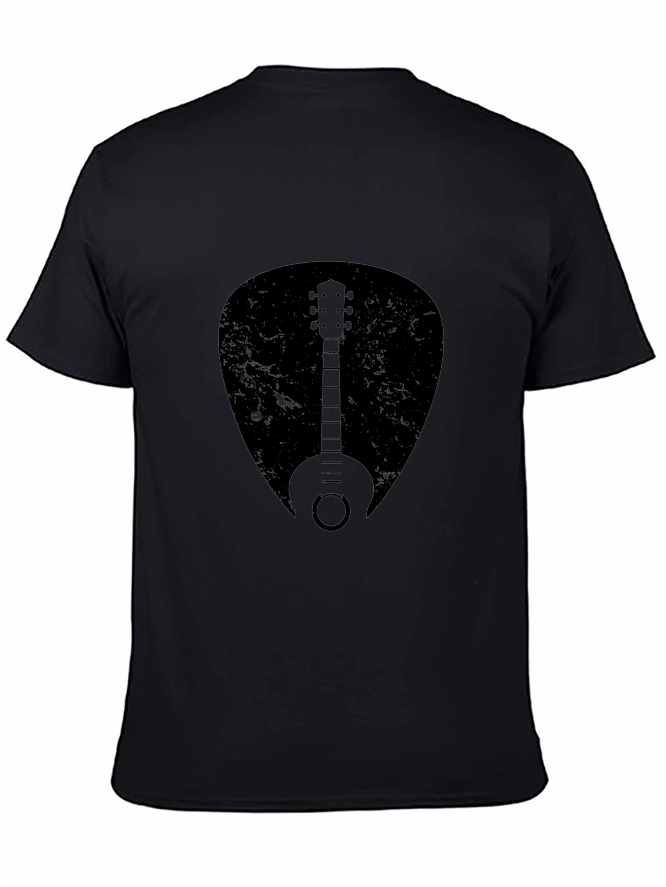 Guitar Pick Graphic Tee - Classic Black