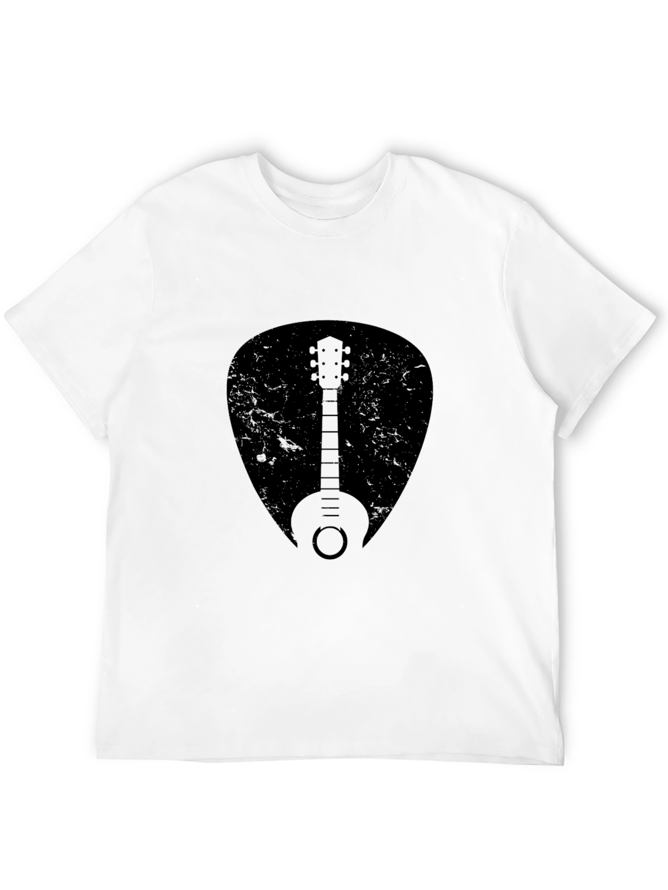 Guitar Pick Graphic Tee - Classic Black