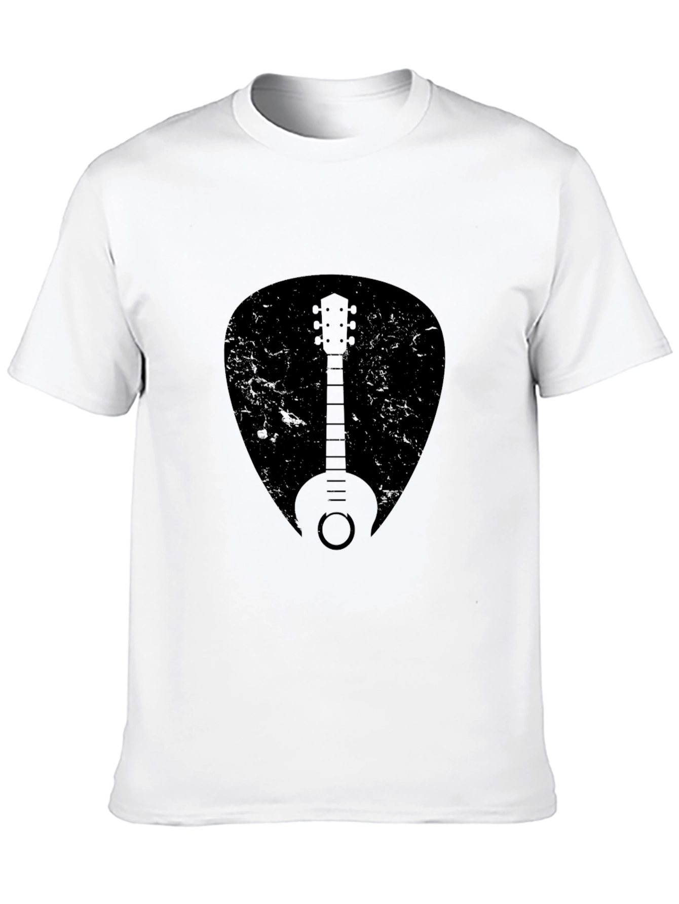 Guitar Pick Graphic Tee - Classic Black
