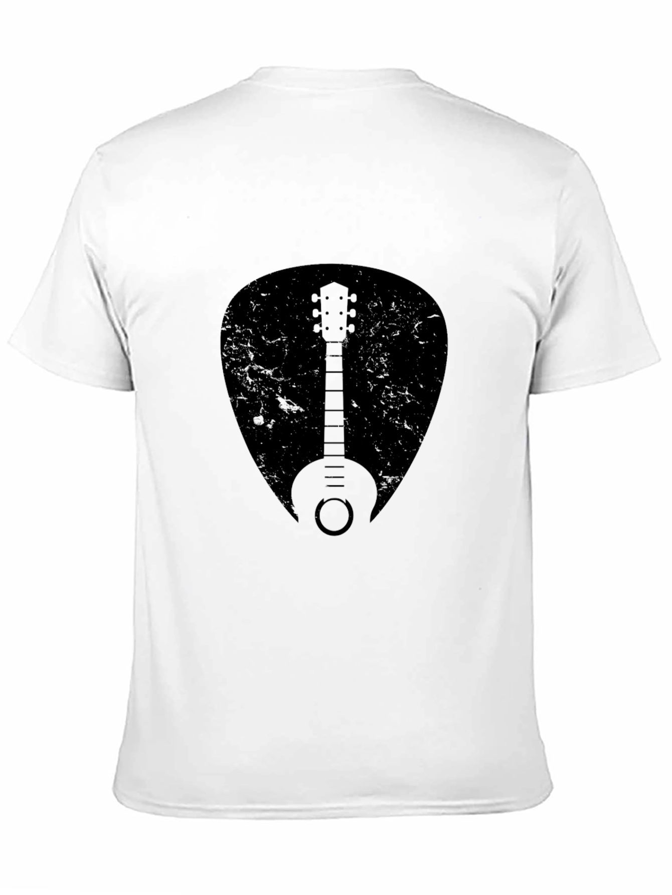 Guitar Pick Graphic Tee - Classic Black