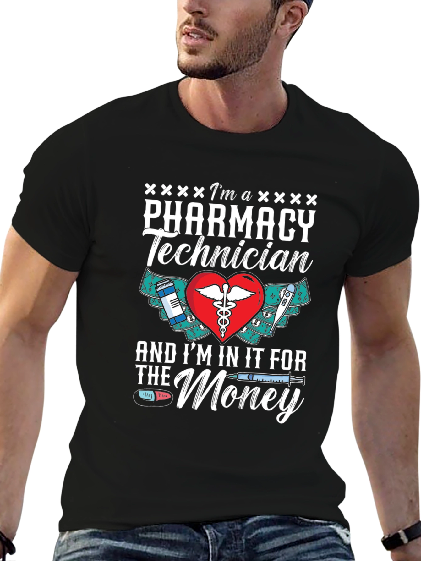 Pharmacy Technician Money T-Shirt