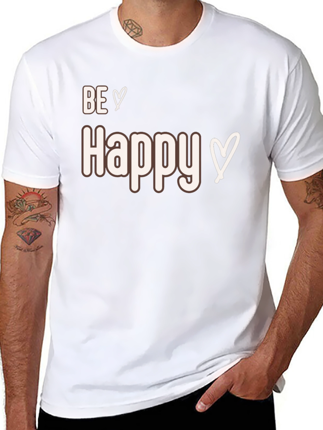 Be Happy T-Shirt - Casual Comfort