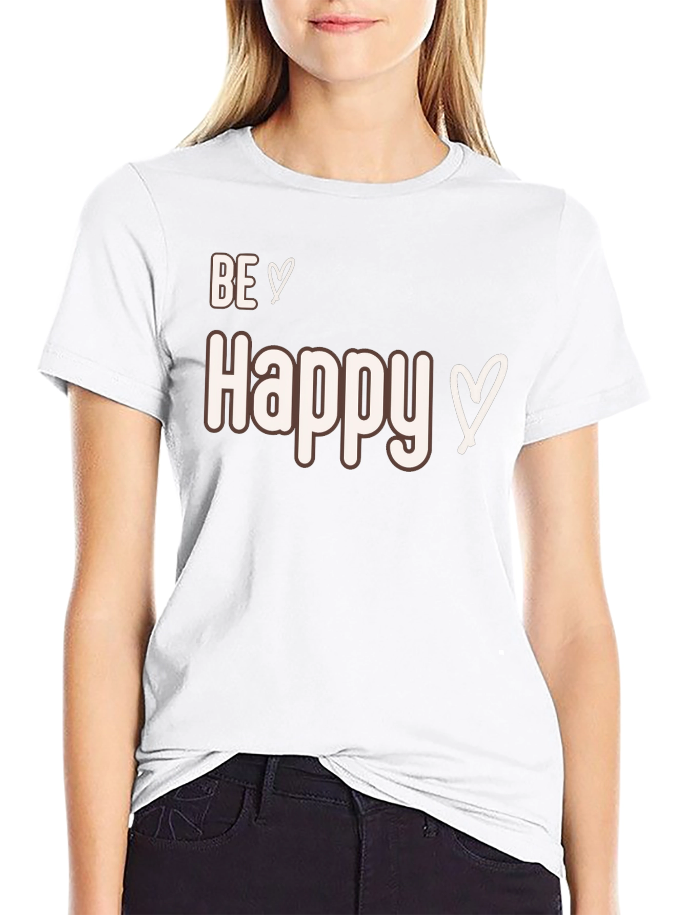 Be Happy T-Shirt - Casual Comfort