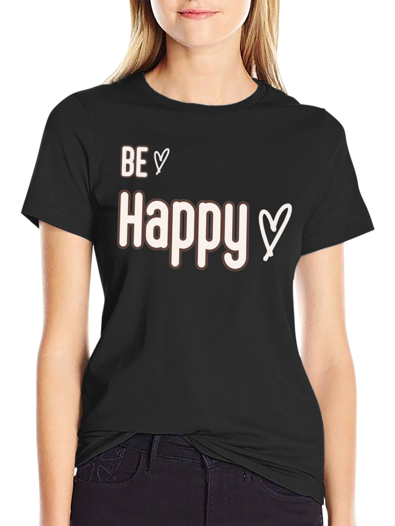 Be Happy T-Shirt - Casual Comfort