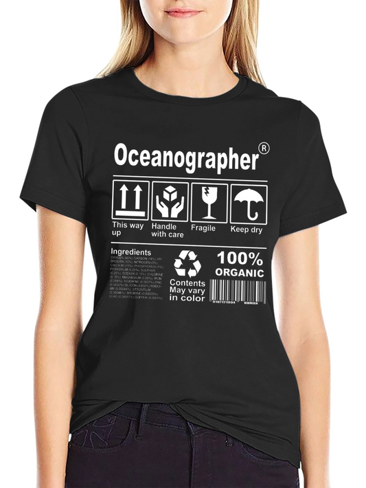 Oceanographer Organic Graphic Tee