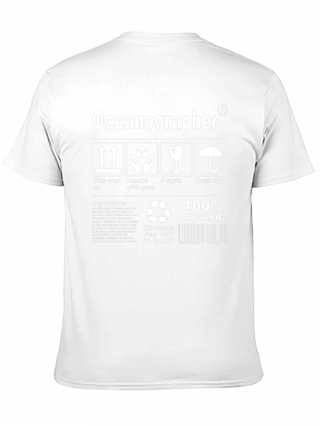 Oceanographer Organic Graphic Tee